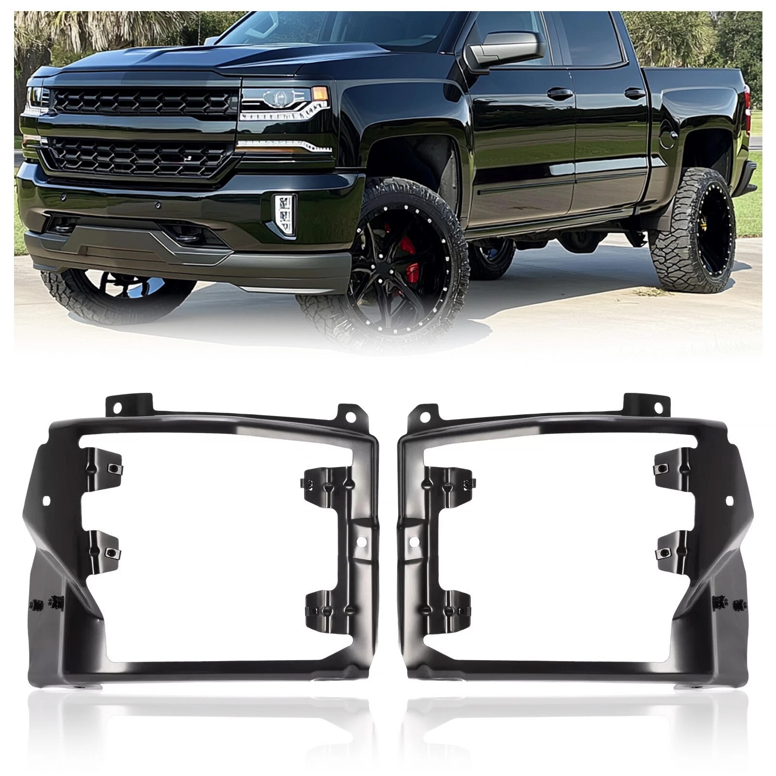 Front Bumper Bracket For 2016-2018 Chevy Silverado 1500 84029810 84029811