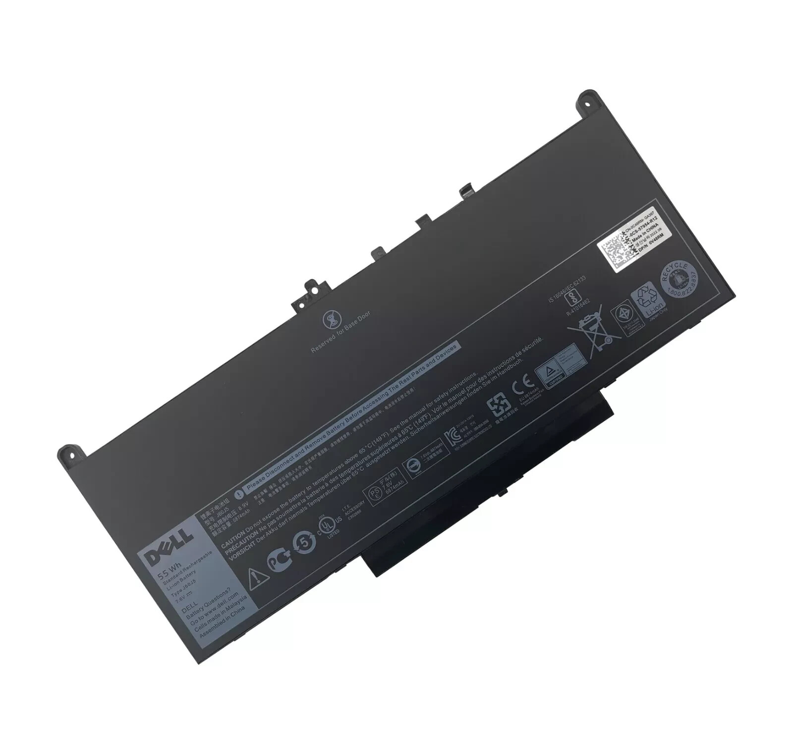 Genuine J60J5 Battery For Dell Latitude E7270 E7470 MC34Y 242WD GG4FM 7.6V 55Wh