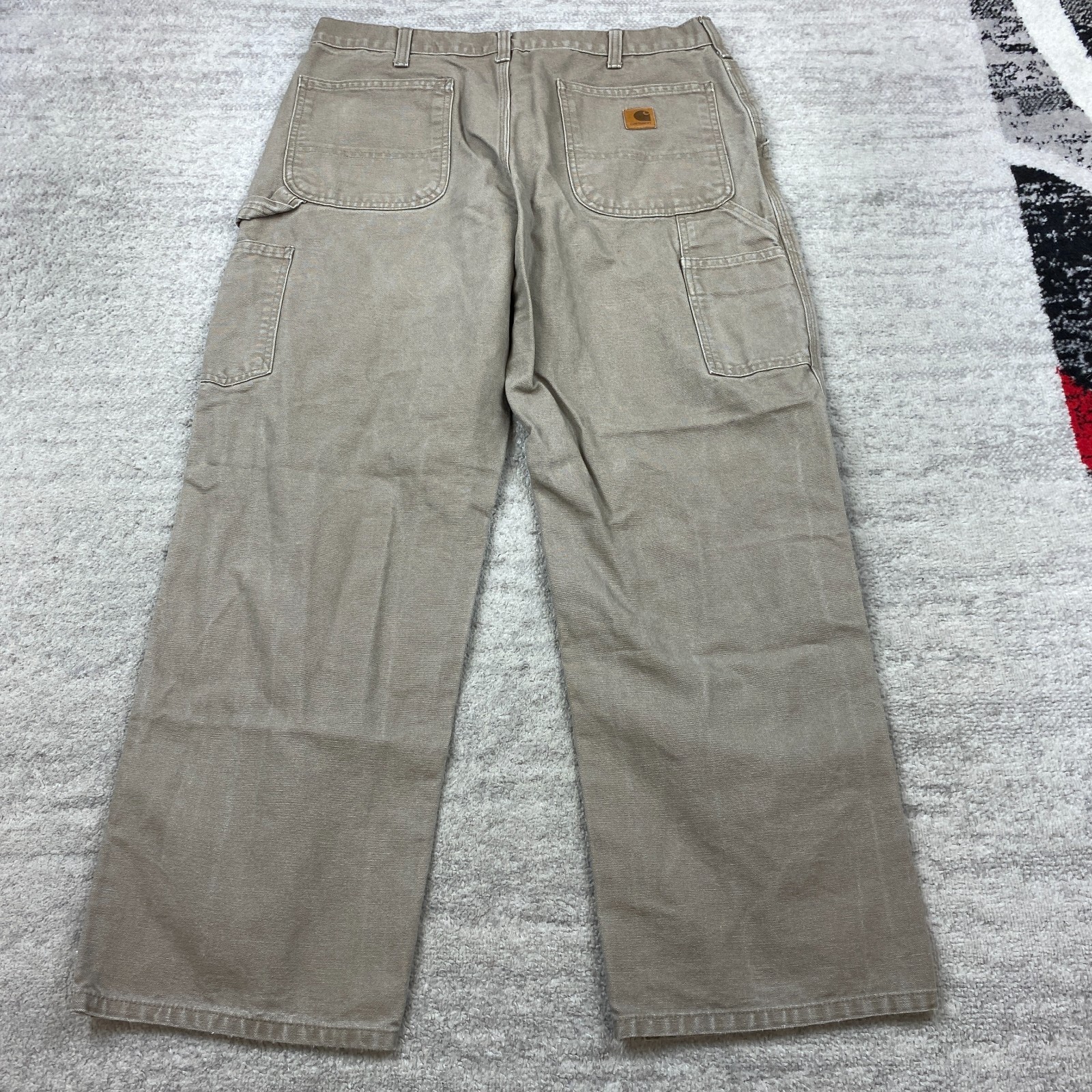 VTG Carhartt B11 Duck Canvas Carpenter Pant 35 Brown Y2K Union 35x30 Mens 90s