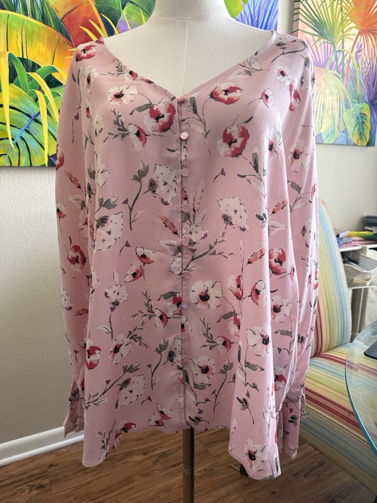 NWT Sanctuary Blouse XL