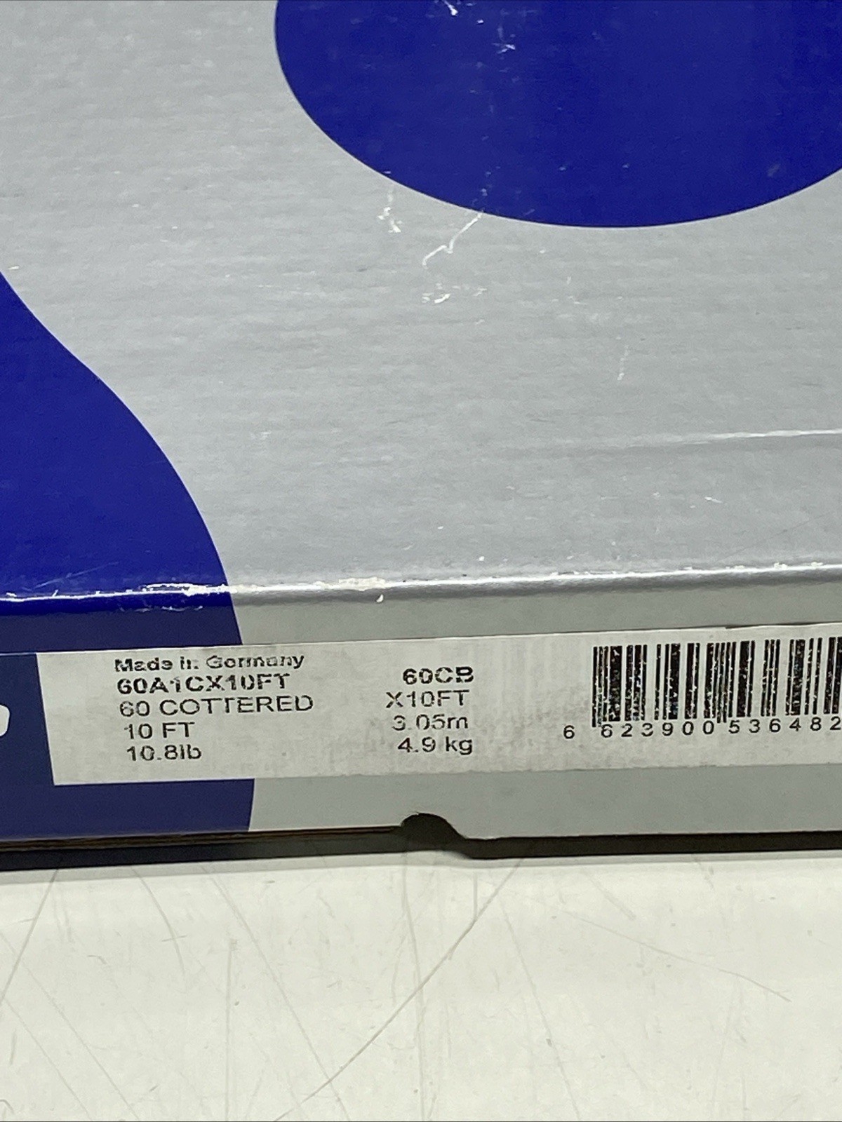NEW RENOLD 60A1CX10FT ROLLER CHAIN 10FT NEW RENOLD 60A1CX10FT ROLLER CHAIN 10FT