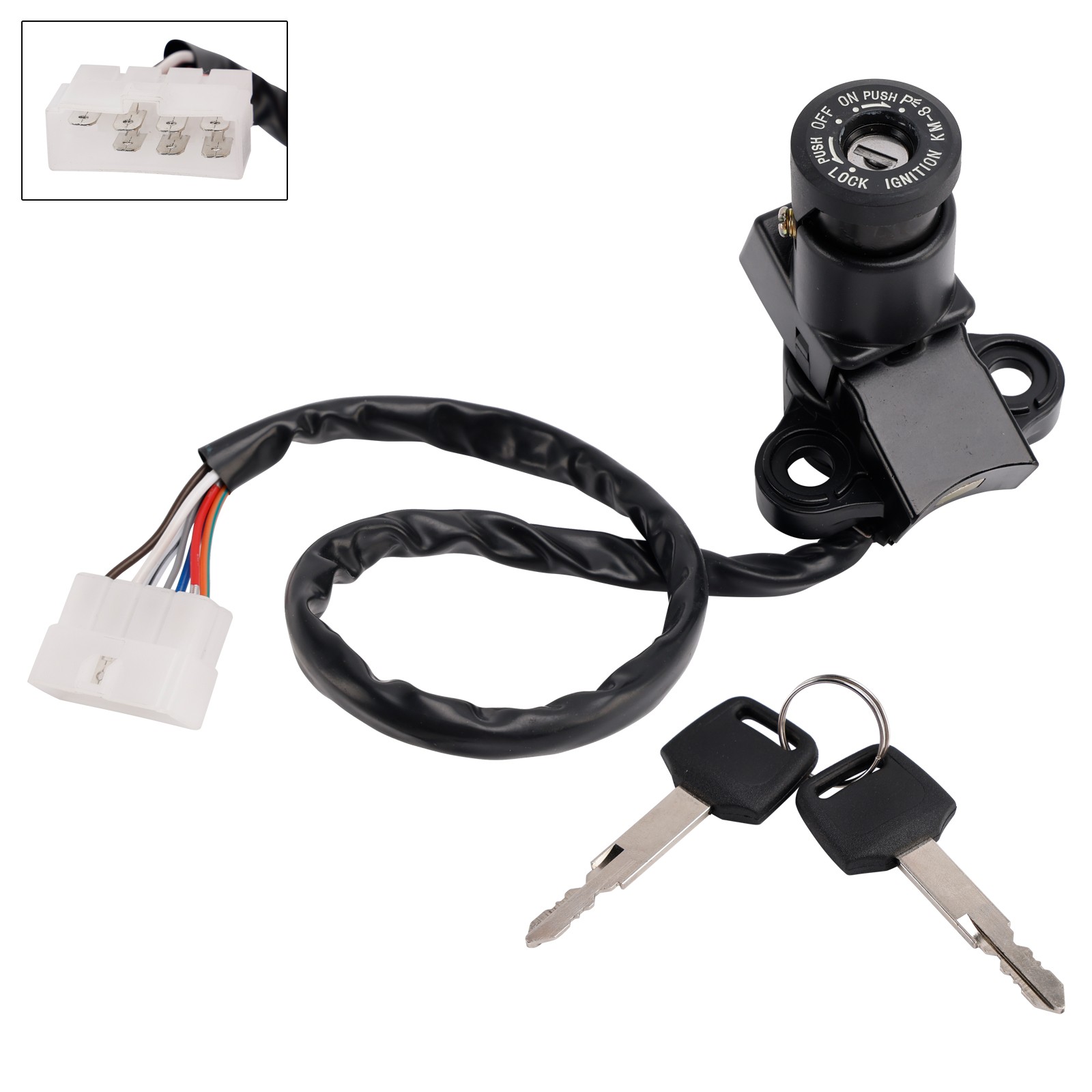 2005-2012 Ignition Switch Lock For Kawasaki ZX-6R ZX6R ZX6RR ZX10R Z750S Z1000