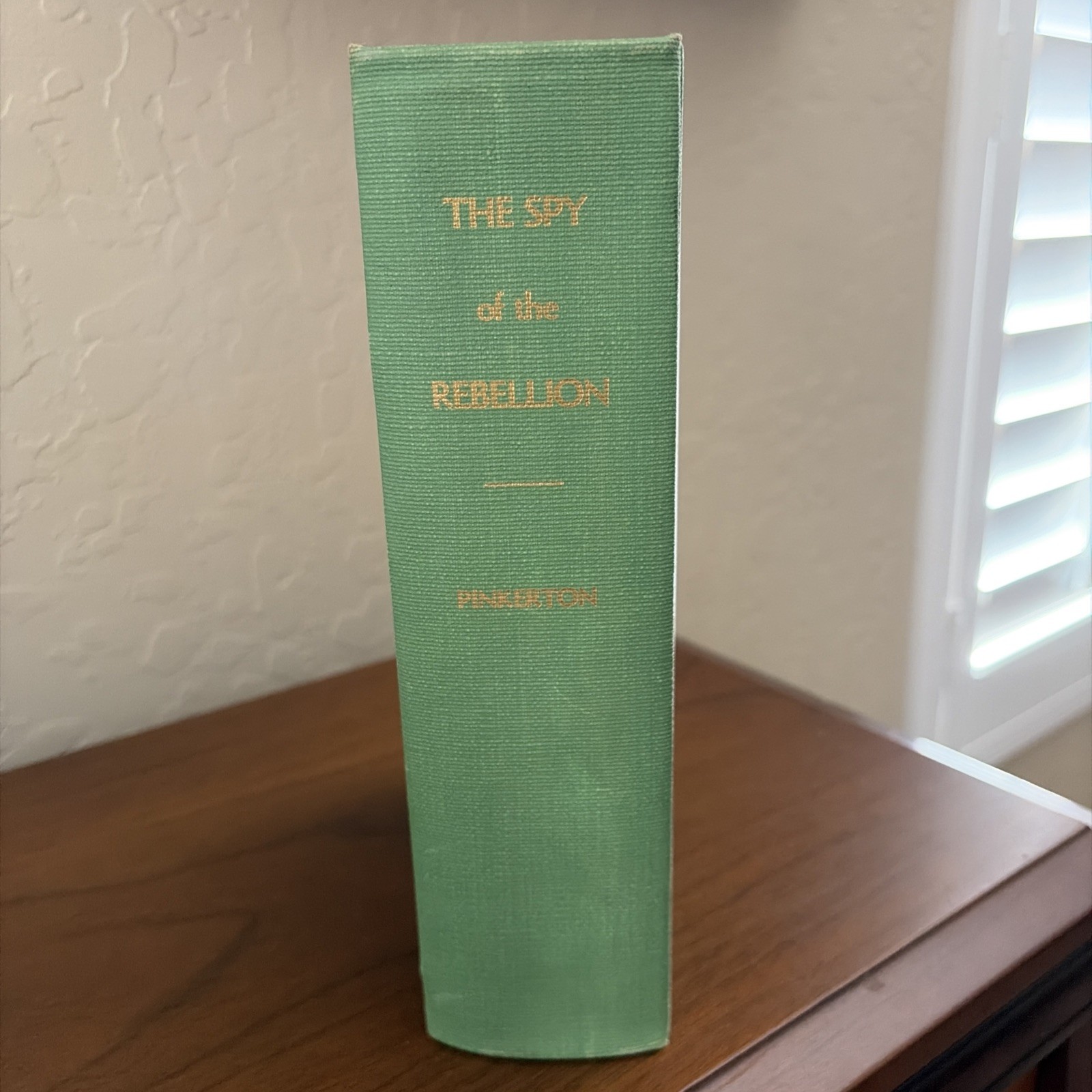 The Spy of the Rebellion Allan Pinkerton Civil War History 1883 First Ed Rebound