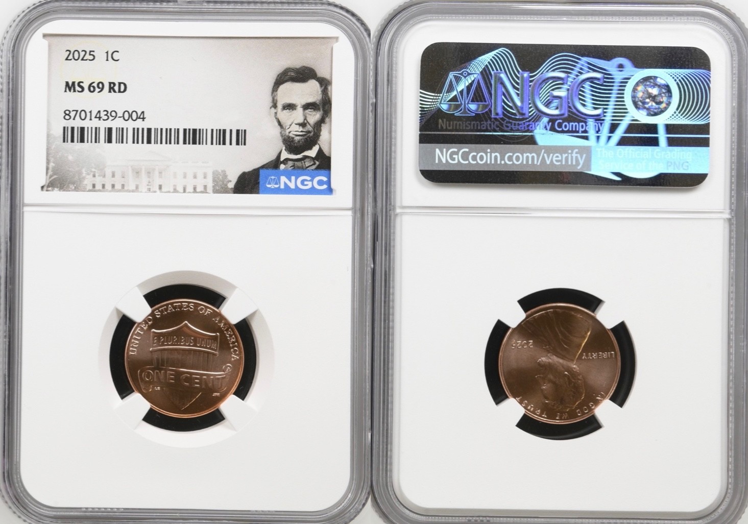 2025 P Lincoln Shield Cent 1C NGC MS69 RD Lincoln Label THE LAST REAL PENNY 2025 P Lincoln Shield Cent 1C NGC MS69 RD Lincoln Label THE LAST REAL PENNY