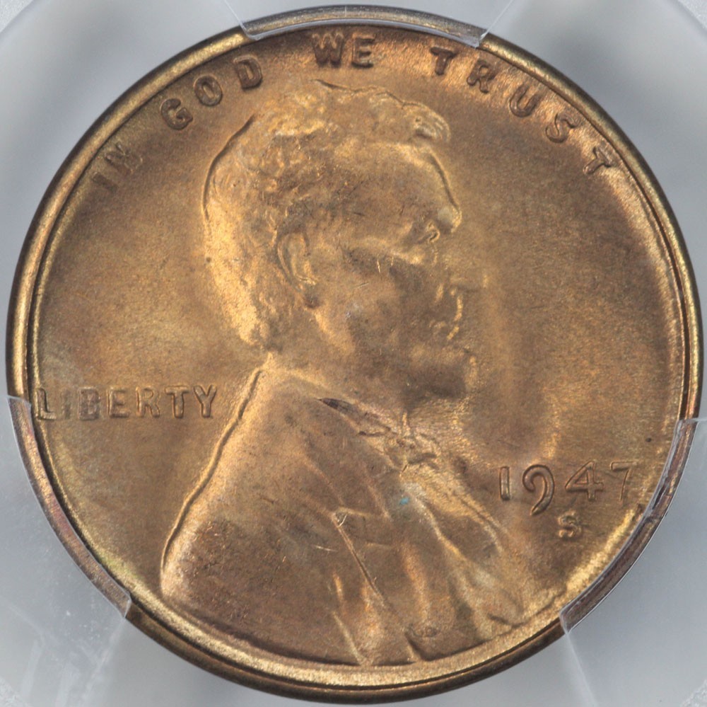 1947-S PCGS MS65RD Lincoln Cent 64293472 1947-S PCGS MS65RD Lincoln Cent 64293472