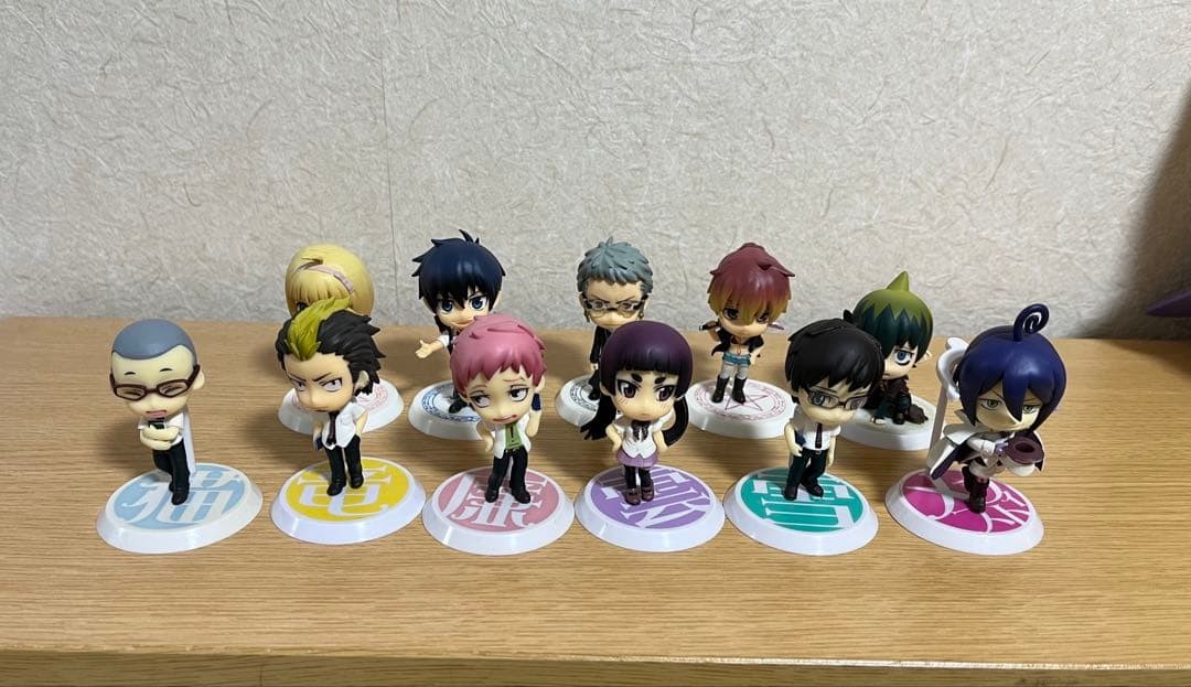 Blue Exorcist Chibi Kyun Character Set of 11 Figures Authentic Collectible Anime