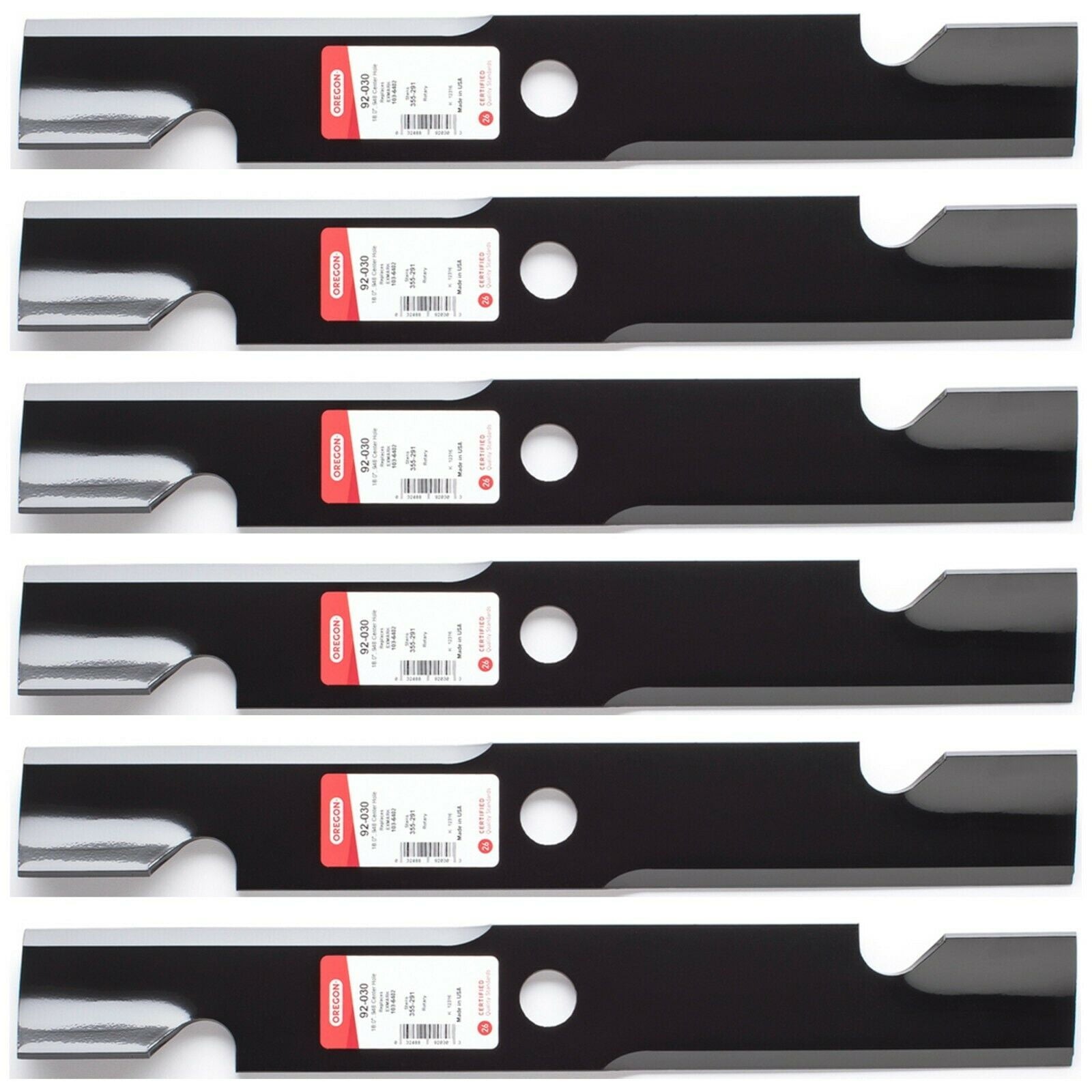 6PK Oregon 192-030 Blade for Exmark 52 6PK Oregon 192-030 Blade for Exmark 52