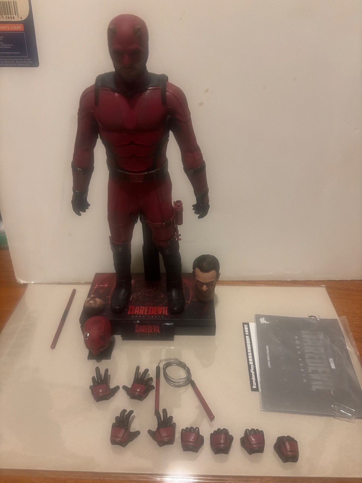 Marvel Daredevil Born Again: 1/6 Daredevil Figure Hot Toys 914278 TMS154 INSTOCK Marvel Daredevil Born Again: 1/6 Daredevil Figure Hot Toys 914278 TMS154 INSTOCK