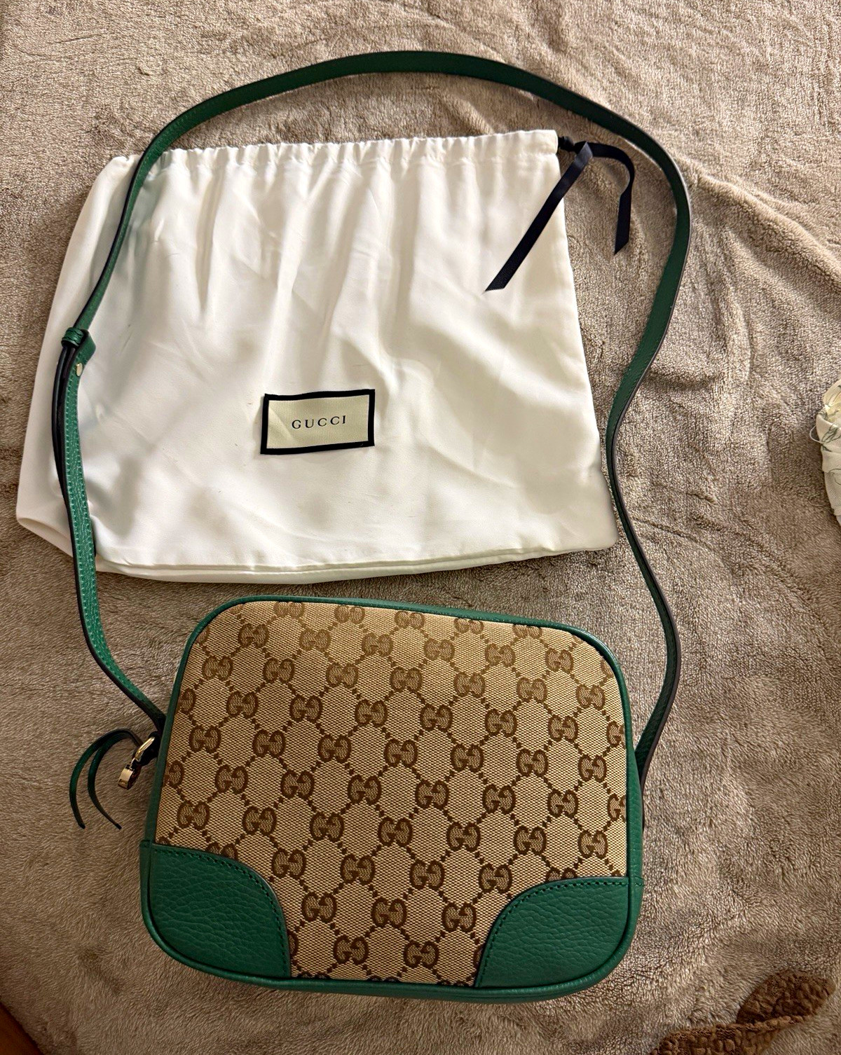 Gucci Bree GG Canvas Camera Bag