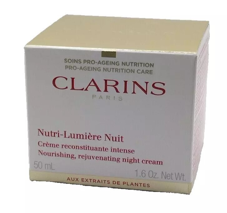 CLARINS NUTRI-LUMIERE ANTI-AGING & NOURISHING NIGHT MOISTURIZER 1.6OZ / 50ML NEW
