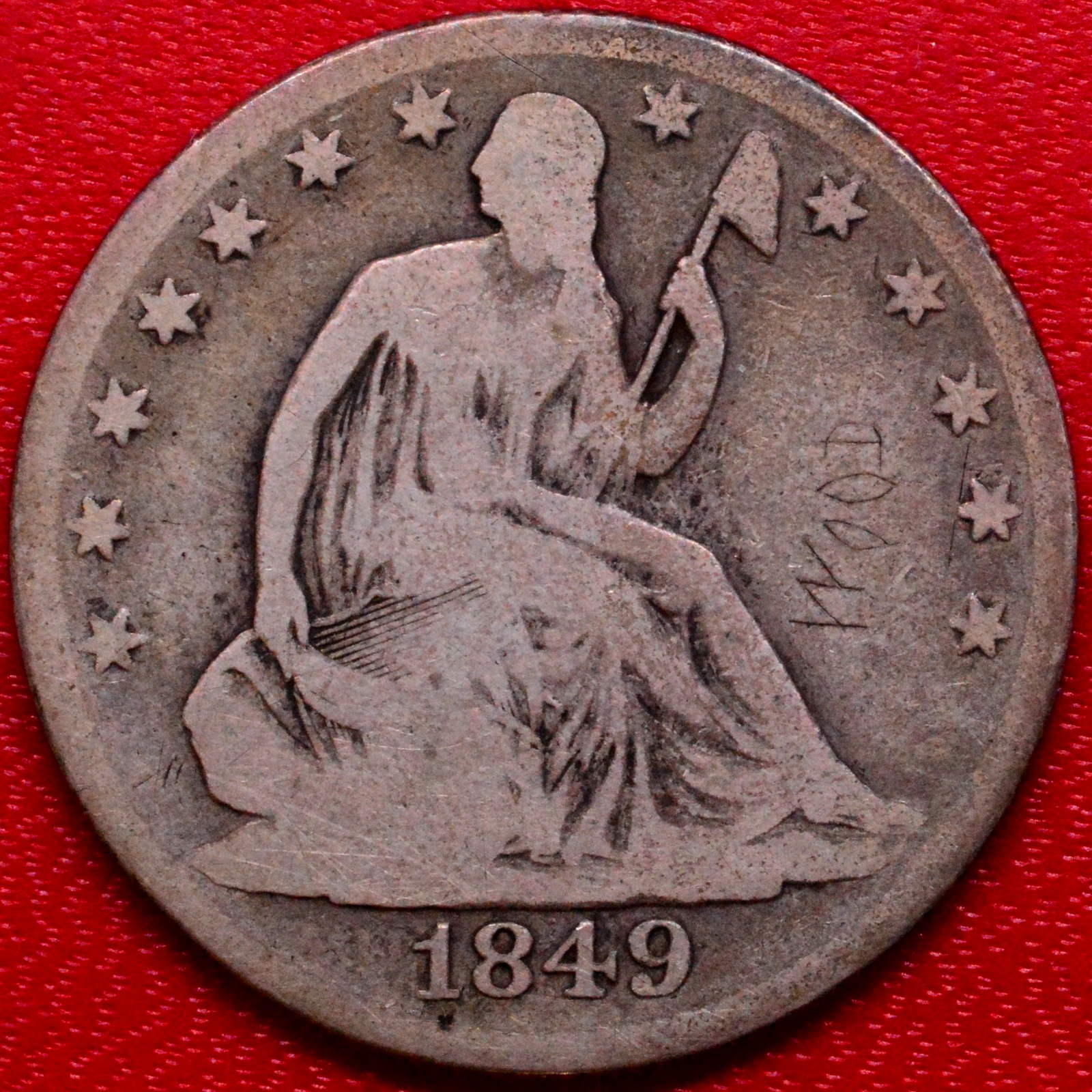1849-O SEATED LIBERTY HALF 1849-O SEATED LIBERTY HALF