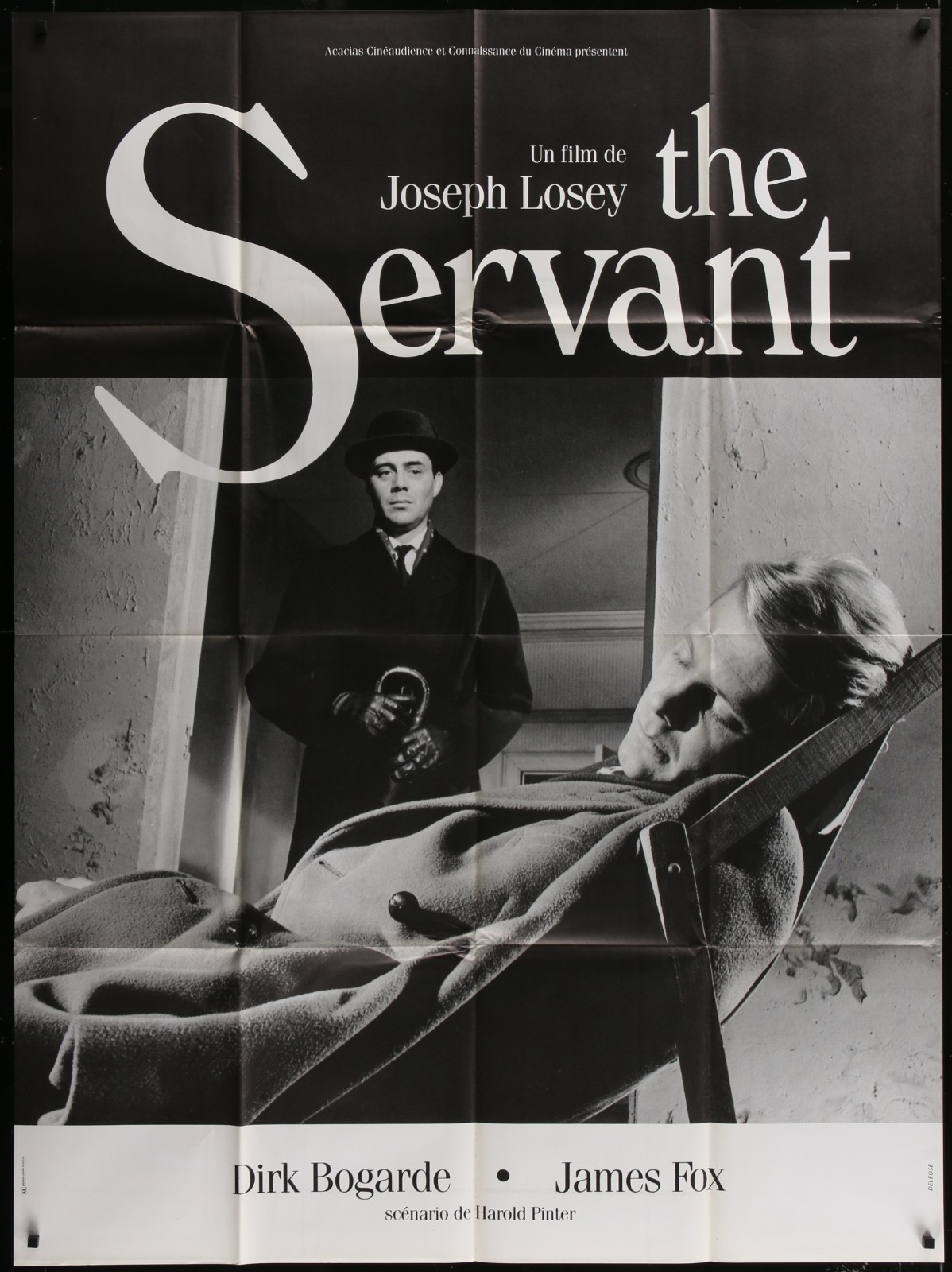 The Servant 1963 Original 47x63 French Grande Poster Dirk Bogarde Joseph Losey The Servant 1963 Original 47x63 French Grande Poster Dirk Bogarde Joseph Losey