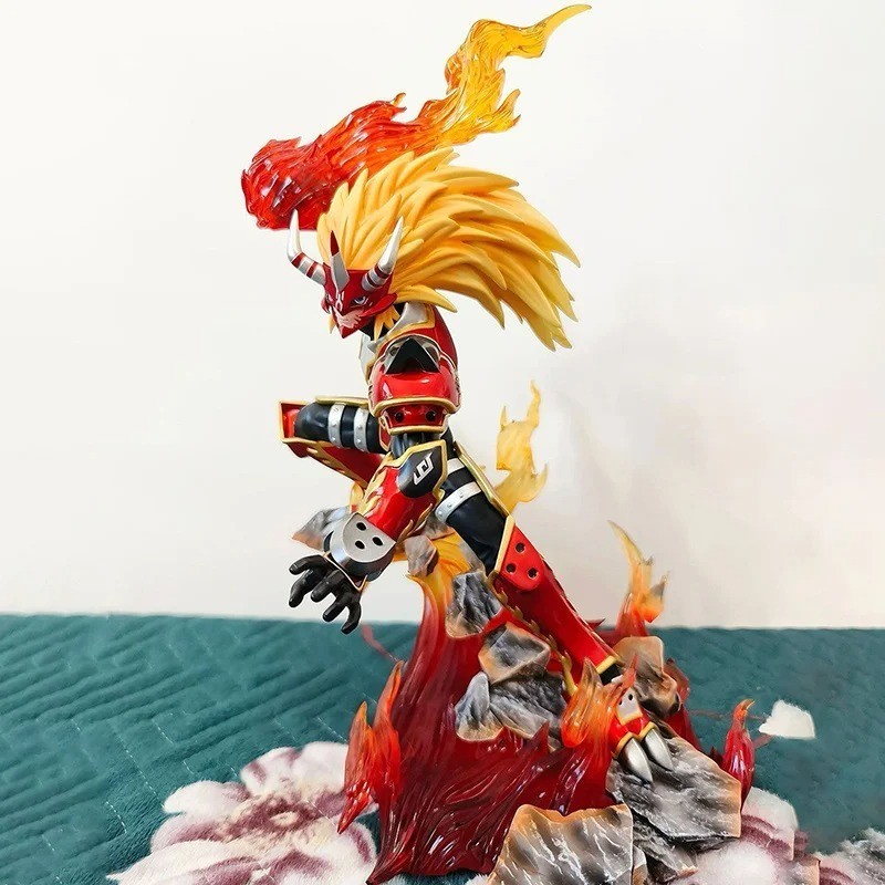 Digimon Frontier Agnimon Figure PVC Anime Statue Collectible Model