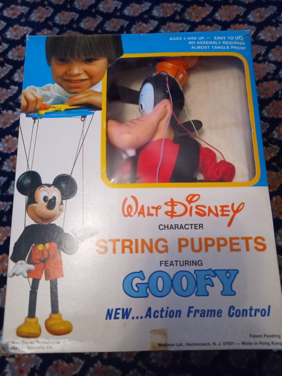 vintage Walt Disney character string puppet of Goofy 1977 12 vintage Walt Disney character string puppet of Goofy 1977 12