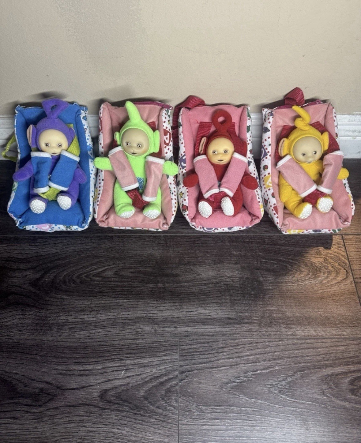 Vintage Teletubbies Full Set Baby Backpack Vintage Teletubbies Full Set Baby Backpack