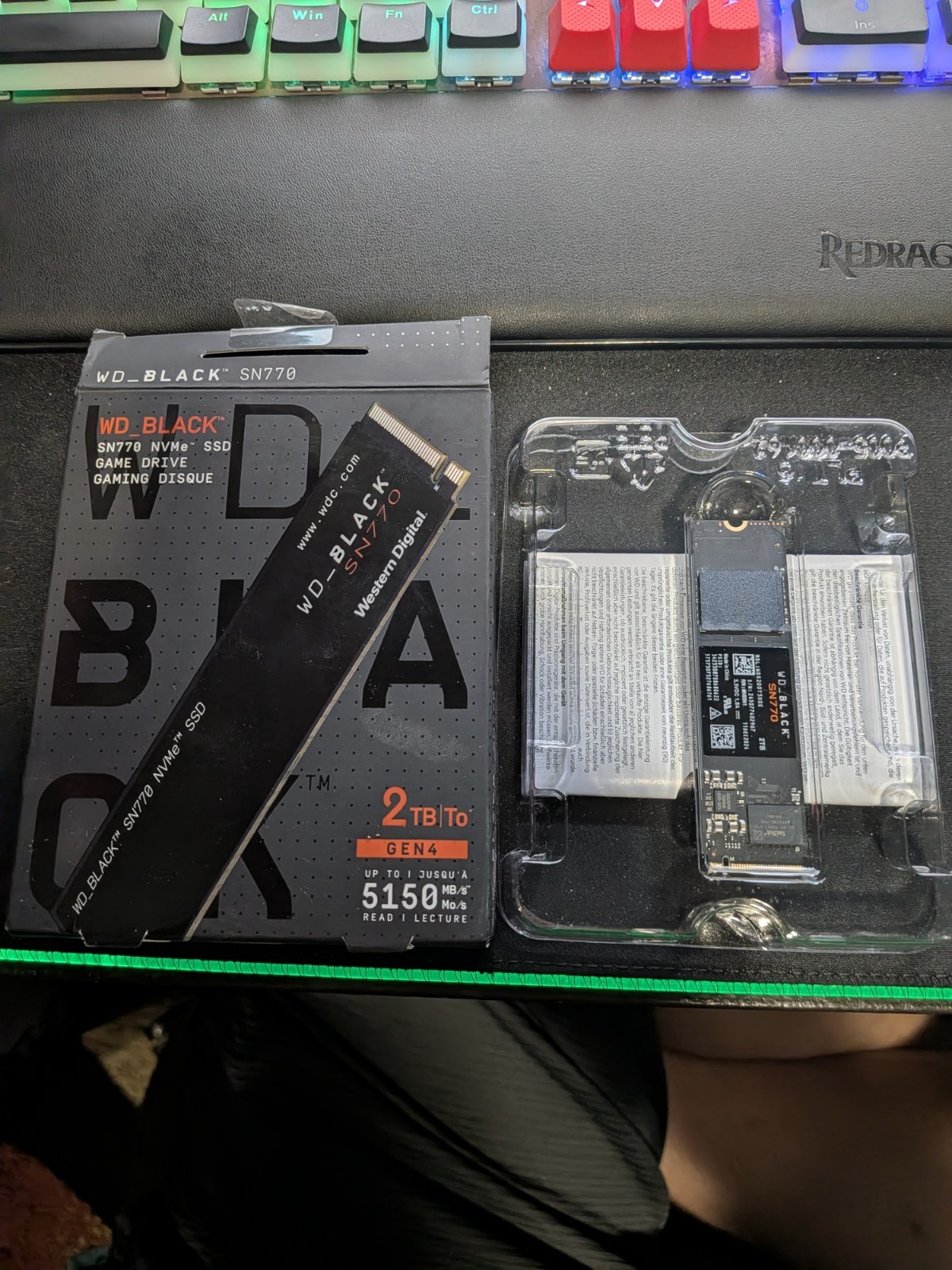 Western Digital WD_BLACK SN770 2TB M.2 NVMe Internal SSD (WDS200T3X0E) Western Digital WD_BLACK SN770 2TB M.2 NVMe Internal SSD (WDS200T3X0E)