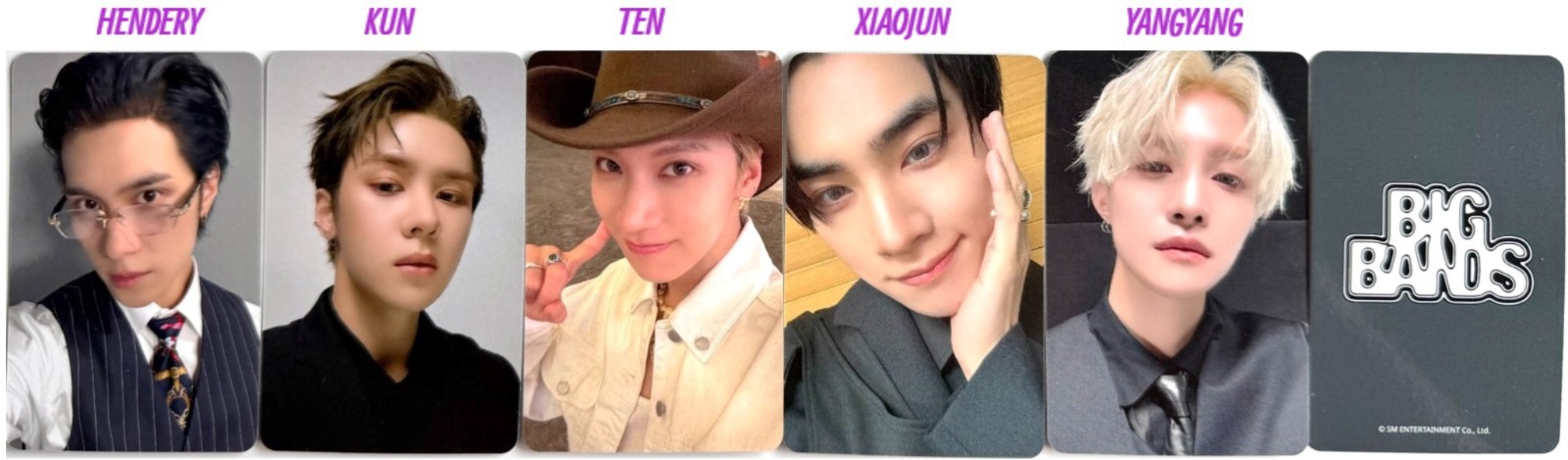 WAYV BIG BANDS PHOTOCARD OFFICIAL -APPLE -EVERLINE -KTOWN -SOUNDWAVE -WITH MUU