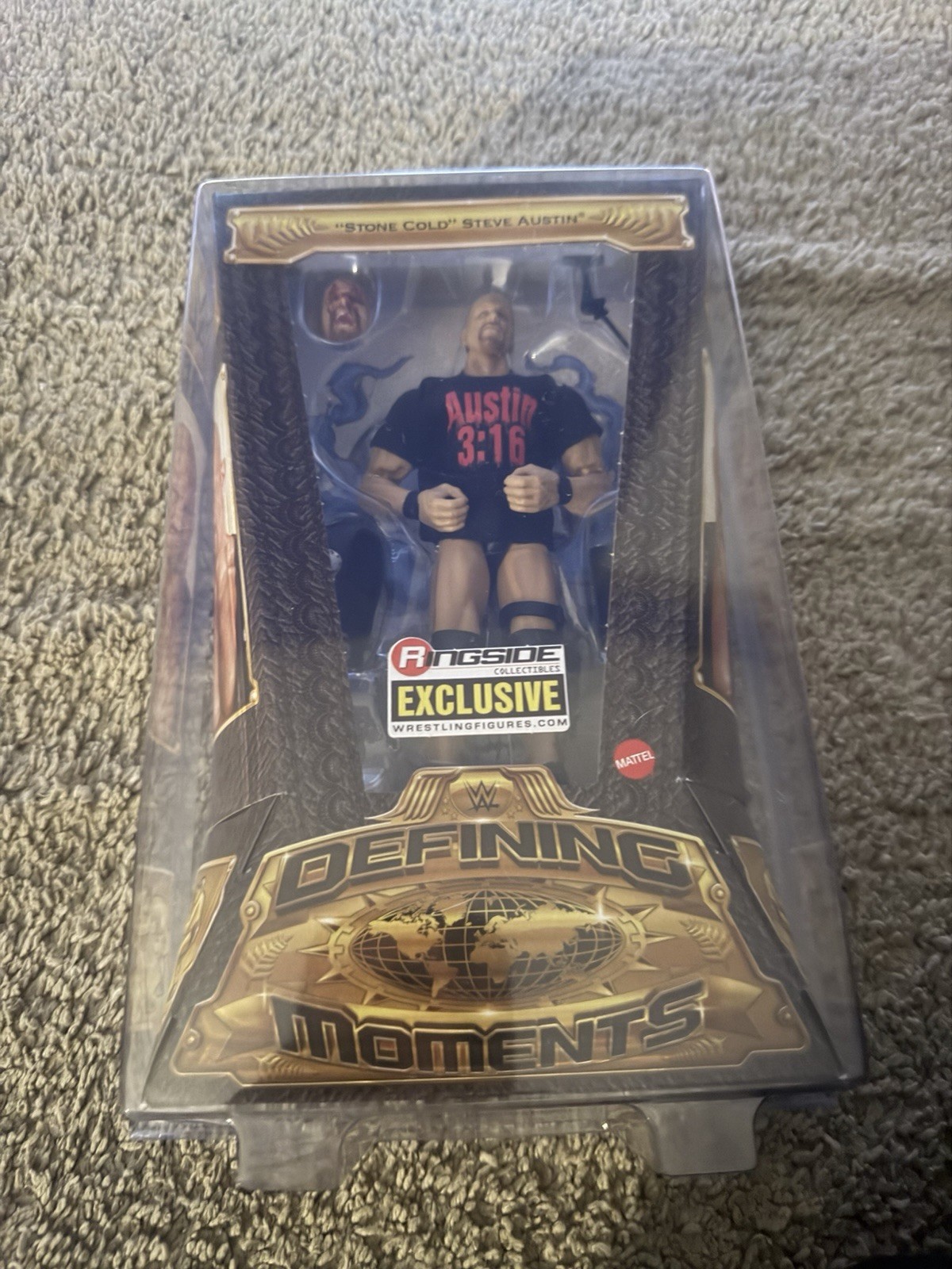 Bloody Stone Cold Steve Austin (WM13) - WWE Defining Moments    Wrestling Figure
