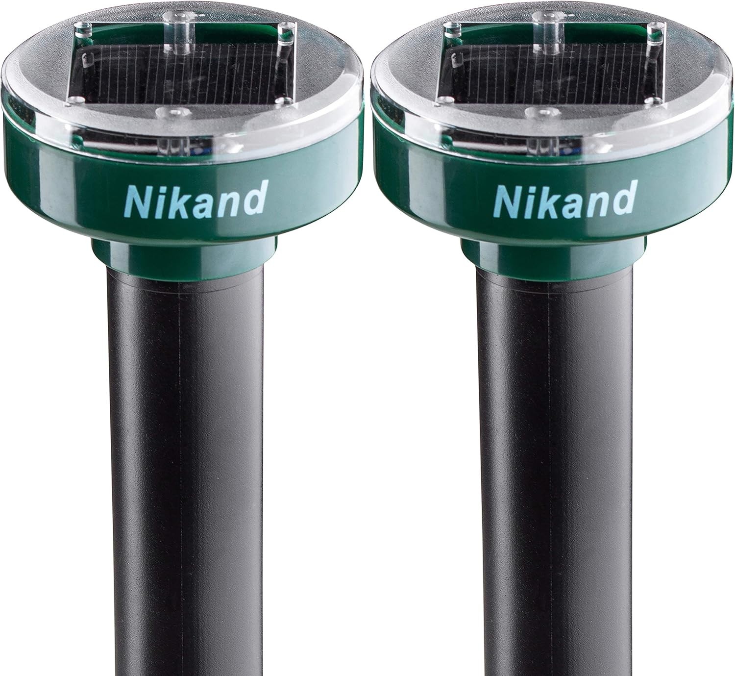 Gopher Repellent Ultrasonic Solar Powered 2 pcs - Mole Repellent Stakes Rodent