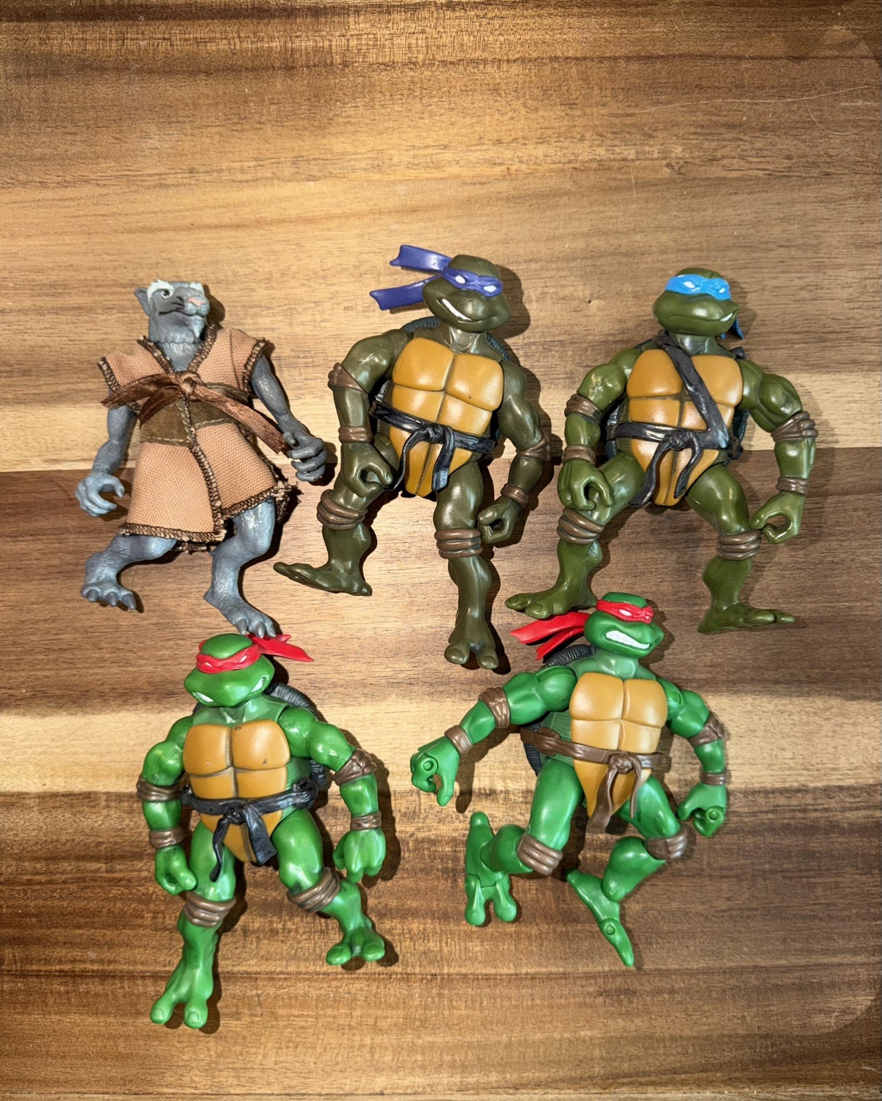 Teenage Mutant Ninja Turtles 2002/2003 Michelangelo Raphael Leonardo Splinter