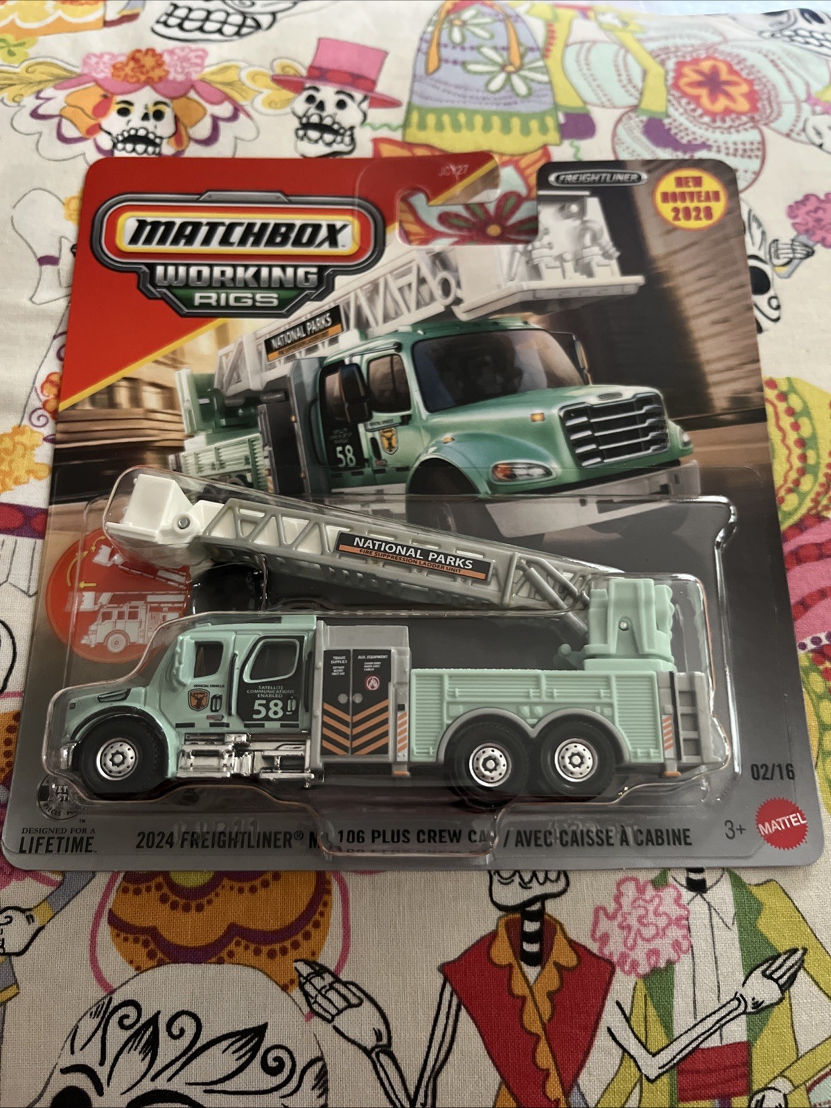 2026 Matchbox Working Rigs 2024 Freightliner M2 106 Plus Crew Cab National Parks