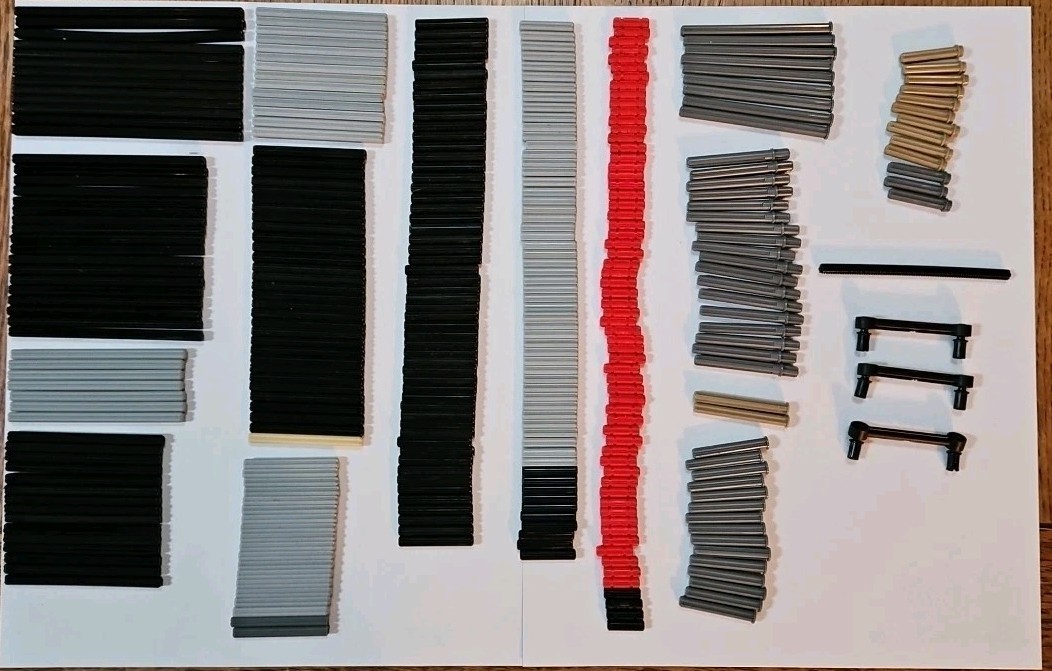350+ PIECES LEGO Technic Mindstorms EV3 Random Bulk Parts Lot AXLE MOC Lengths