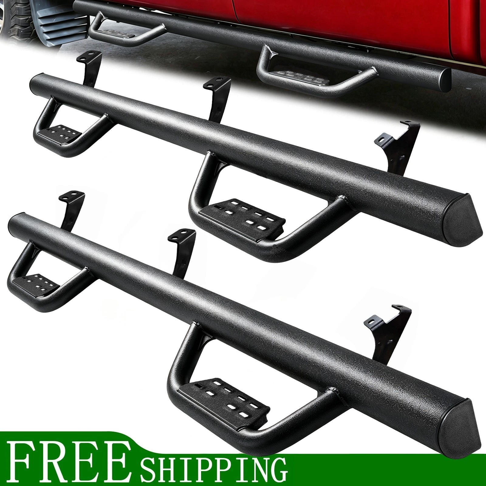Drop Rail Bar For 2010-2024 Toyota 4Runner Running Board Nerf Bar Step
