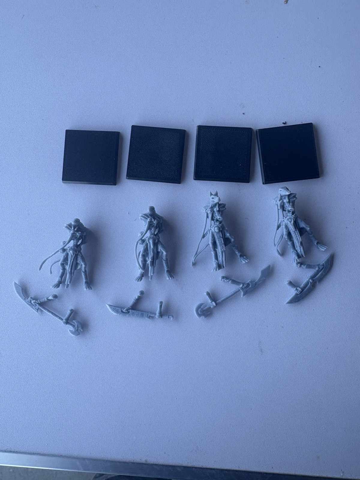Tomb Kings Ushabti Great Weapons x4 Resin Reproductions Warhammer Old World