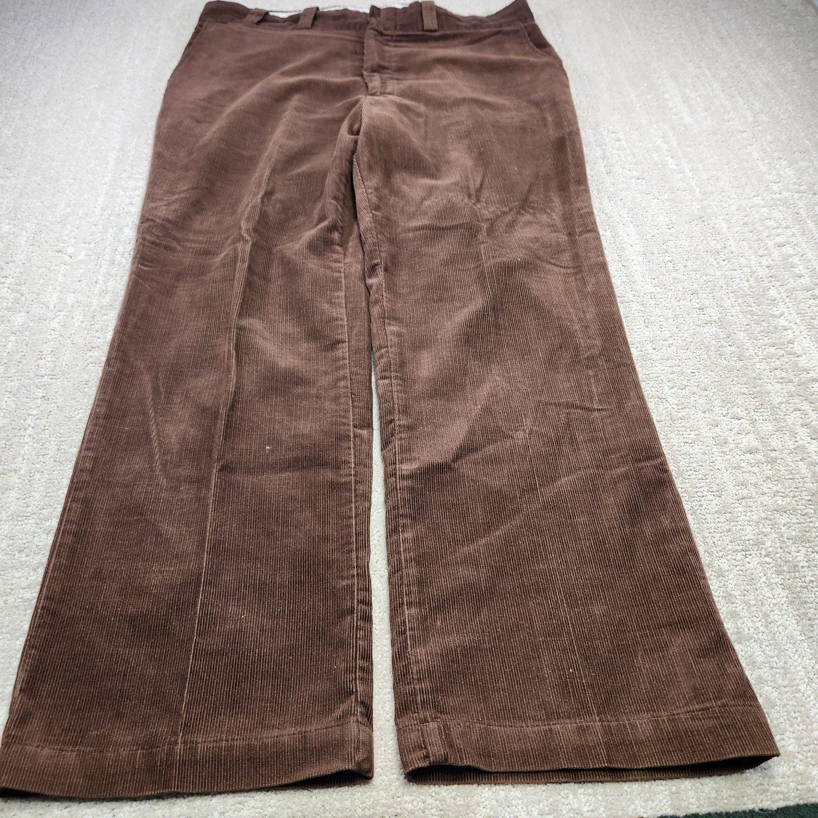 Vintage 60s 70s Big Mac Corduroy Pants Men 36x30 Bootcut Permanent Press Brown Vintage 60s 70s Big Mac Corduroy Pants Men 36x30 Bootcut Permanent Press Brown