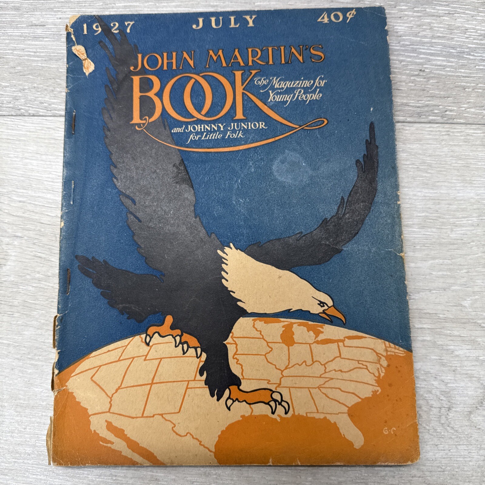 Vintage John Martin\'s Book July 1927 - Antique Advertising Ephemera Tootsie Roll