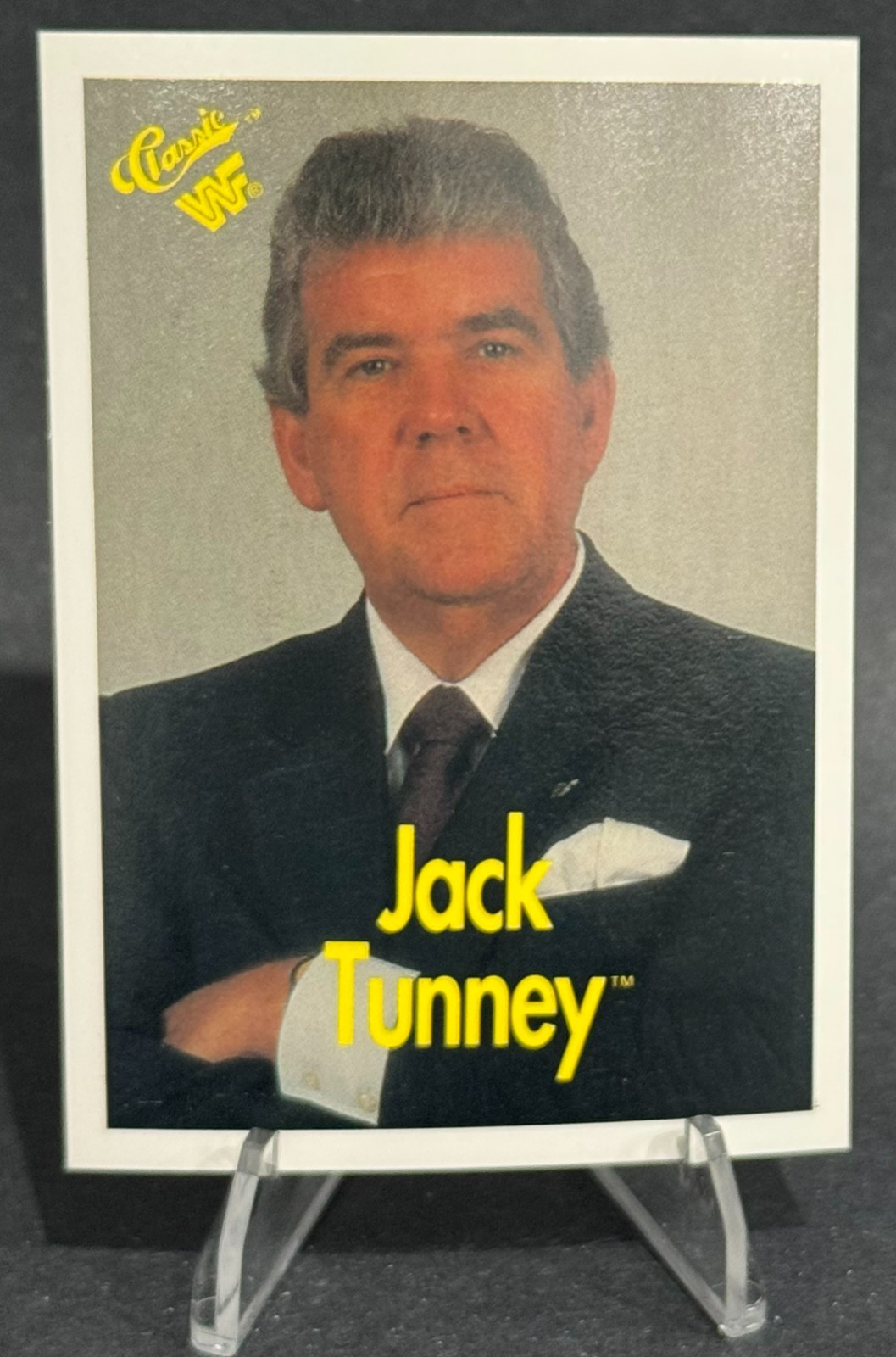 1990 Classic WWF #56 Jack Tunney WWF President 1990 Classic WWF #56 Jack Tunney WWF President