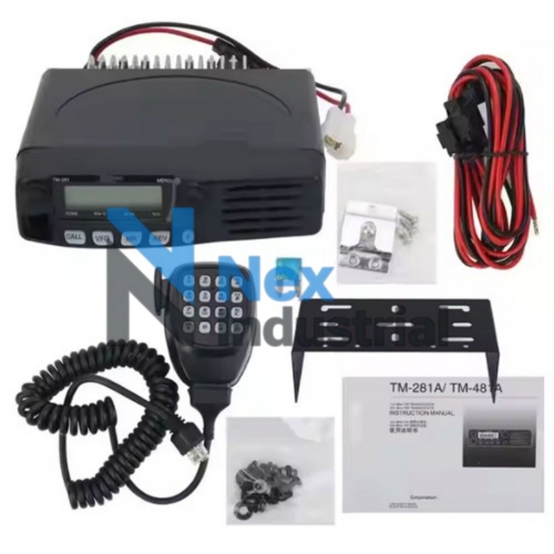 NEW TM-281A FM Transceiver KENWOOD Car Radio Station 10-50KM VHF 136-174MHZ 65W