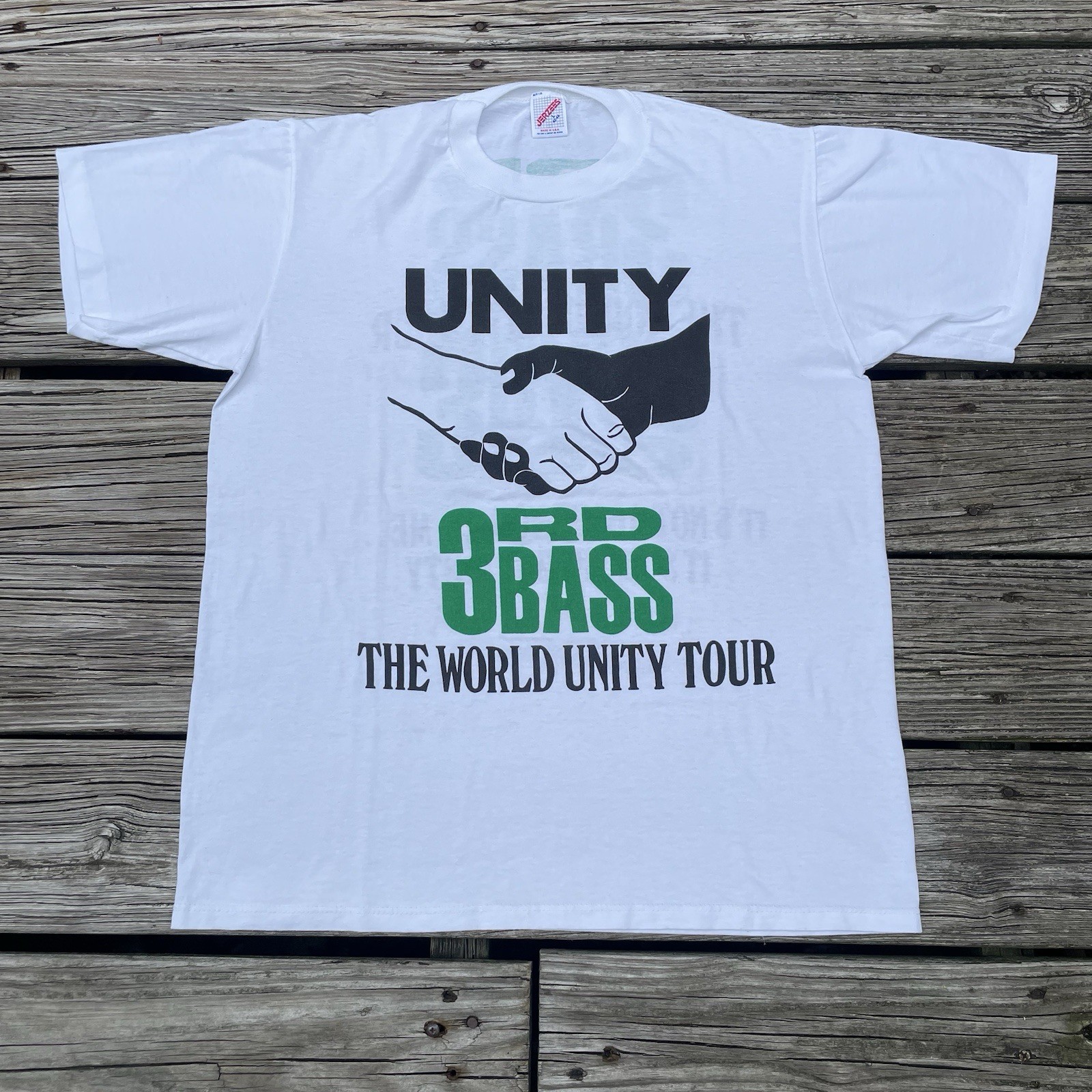 VTG Rare Double Sided 3rd Bass Unity Tour T-Shirt Size large Hip Hop Rap Tee VTG Rare Double Sided 3rd Bass Unity Tour T-Shirt Size large Hip Hop Rap Tee