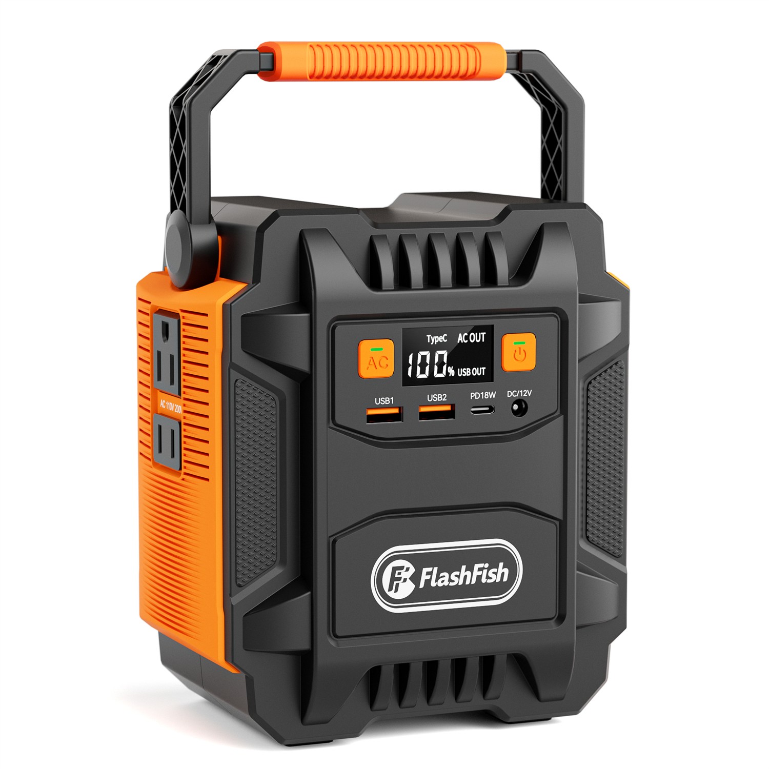 FlashFish 200W Solar Generator 172.8Wh Optional With 60W Solar Panel for Camping