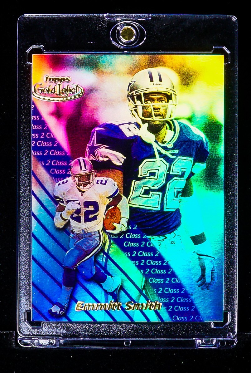 Emmitt Smith RARE CLASS 2 HOLO FOIL CARD Dallas Cowboys