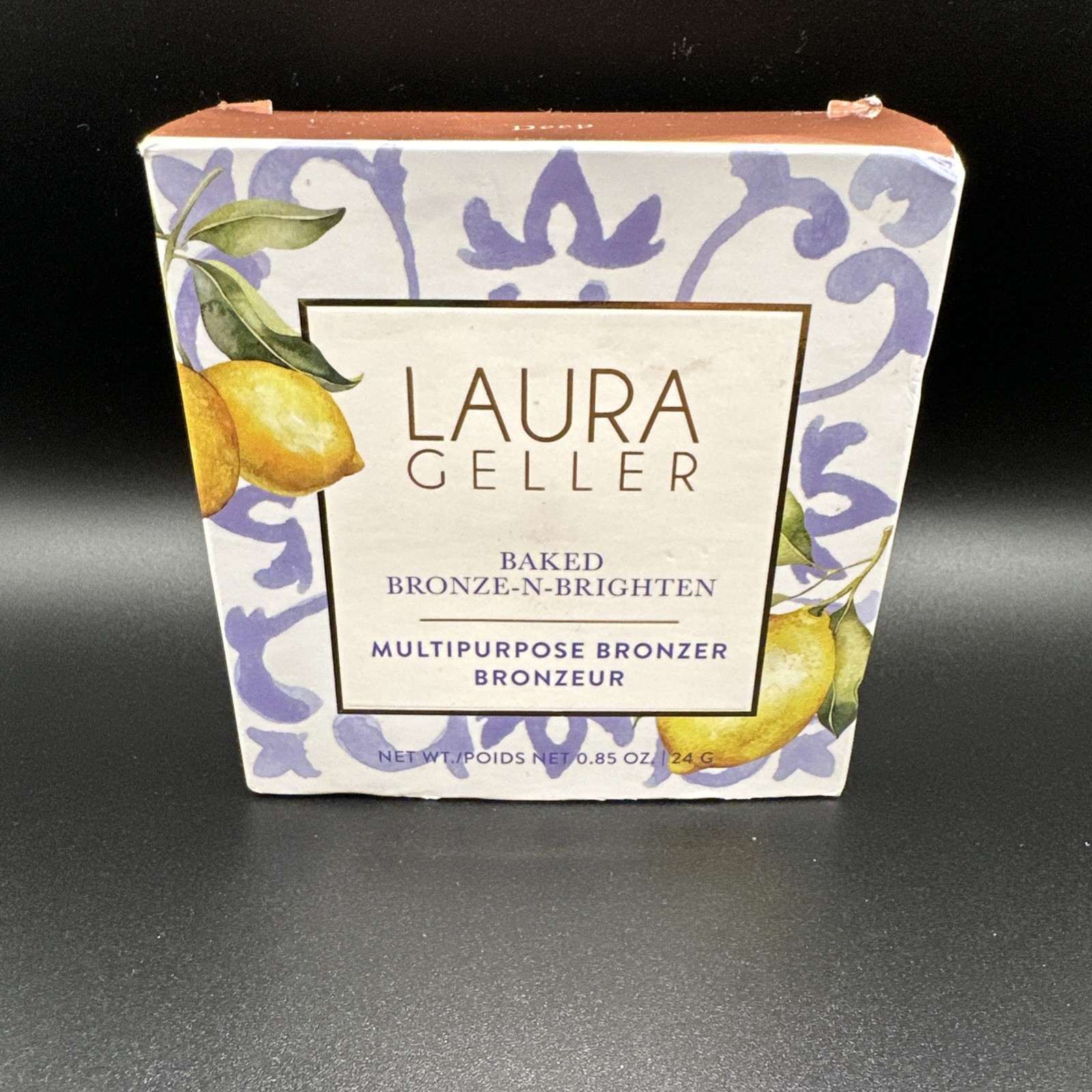 Laura Geller Baked Bronze-N-Brighten Multipurpose Bronzer ( Deep ) 0.85 oz New