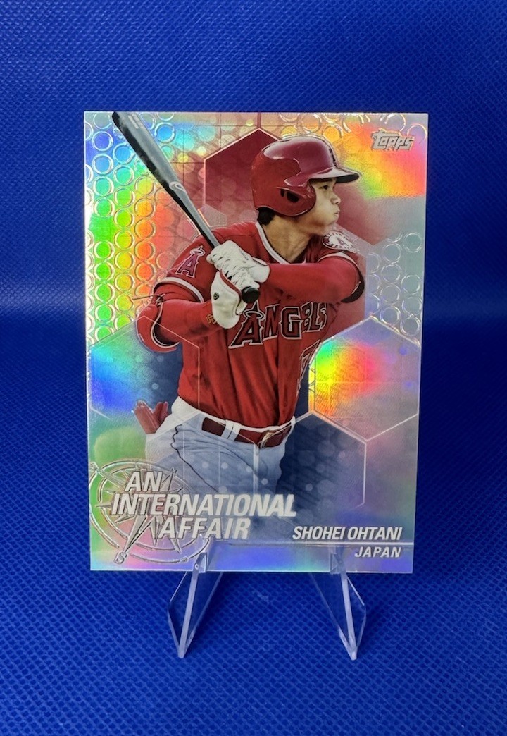 2018 Topps Chrome Update International Affair #IA-SO Ohtani Refractor RC Rookie