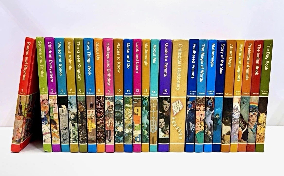Vintage 1980s Childcraft: The How and Why Library #1-15 Complete + Some Annuals Vintage 1980s Childcraft: The How and Why Library #1-15 Complete + Some Annuals