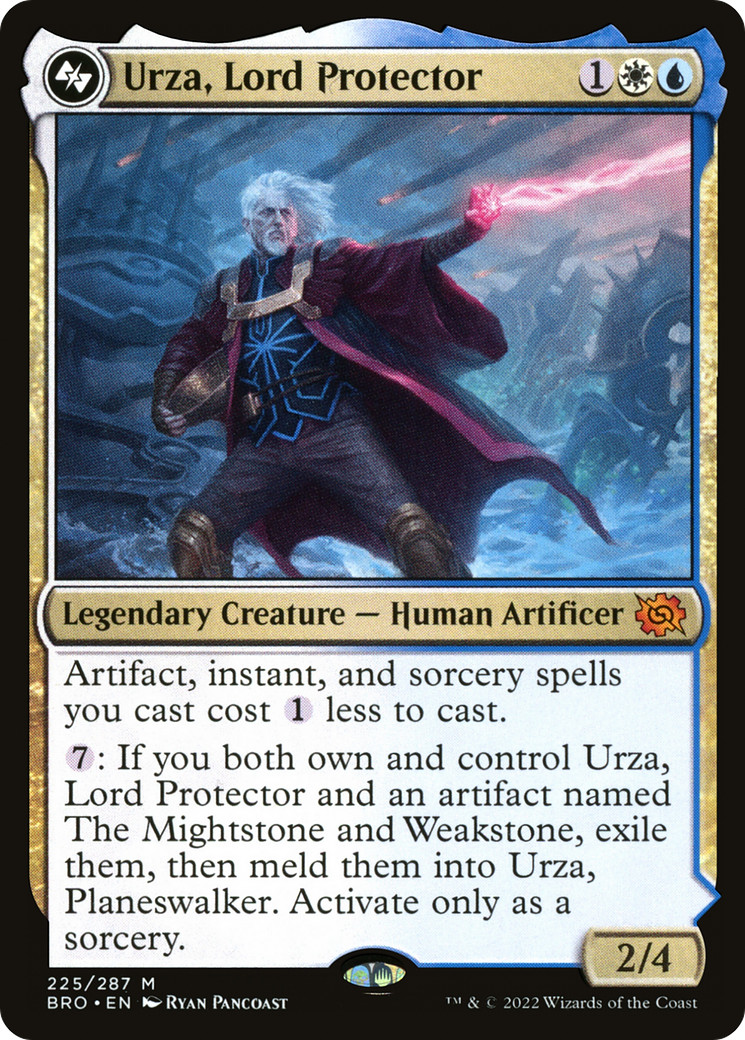 x1 Urza, Lord Protector BRO MTG 225 MYTHIC M/NM 1x