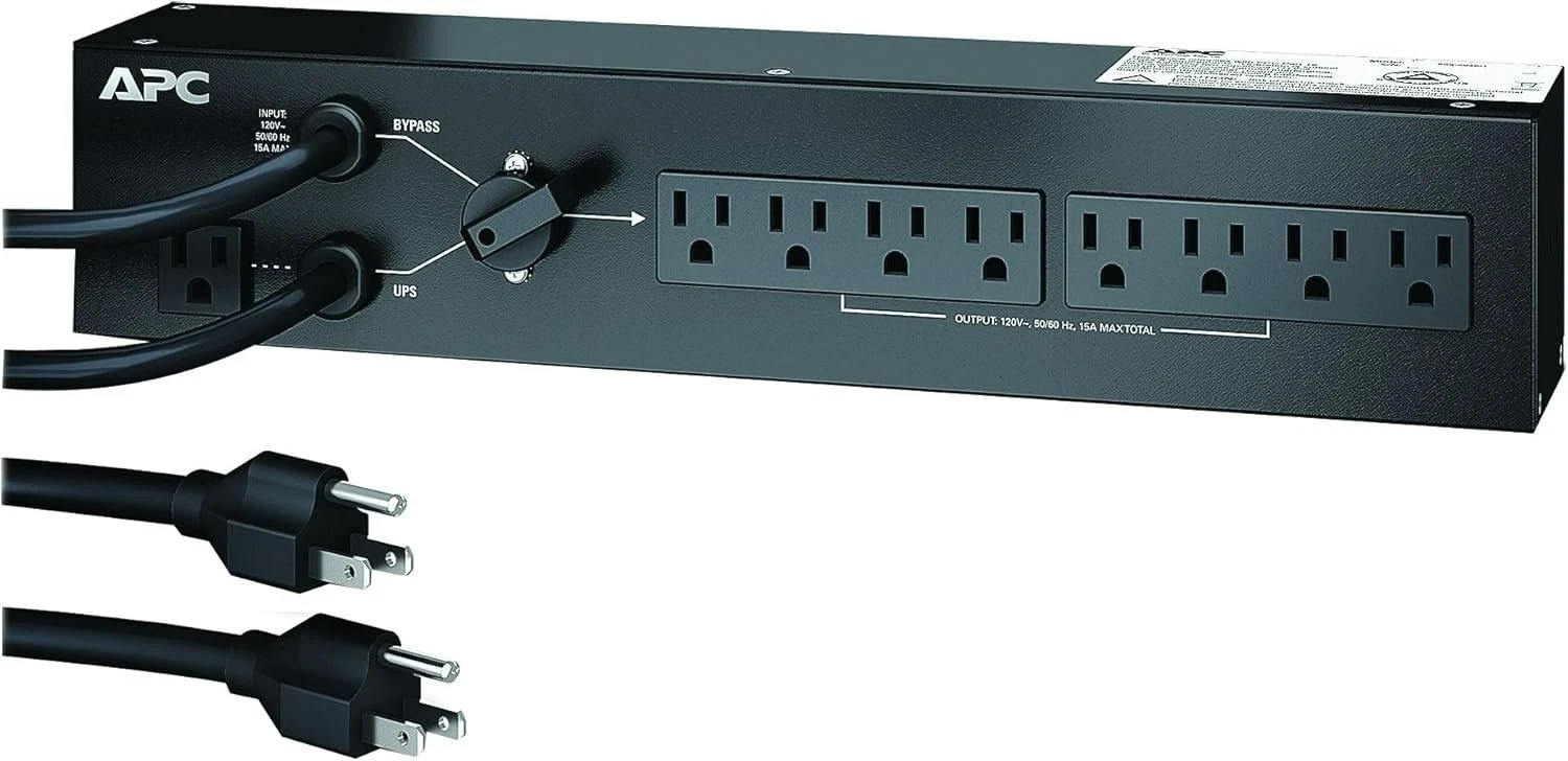 NEW APC by Schneider Electric 8-Outlets 1.5kVA PDU SBP1500RM Maintenance Bypass NEW APC by Schneider Electric 8-Outlets 1.5kVA PDU SBP1500RM Maintenance Bypass