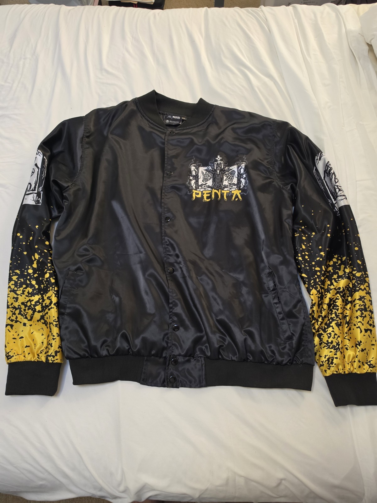 WWE/AAA/AEW Penta NERDS x Masked Republic Satin Jacket 3XL with Replica Mask