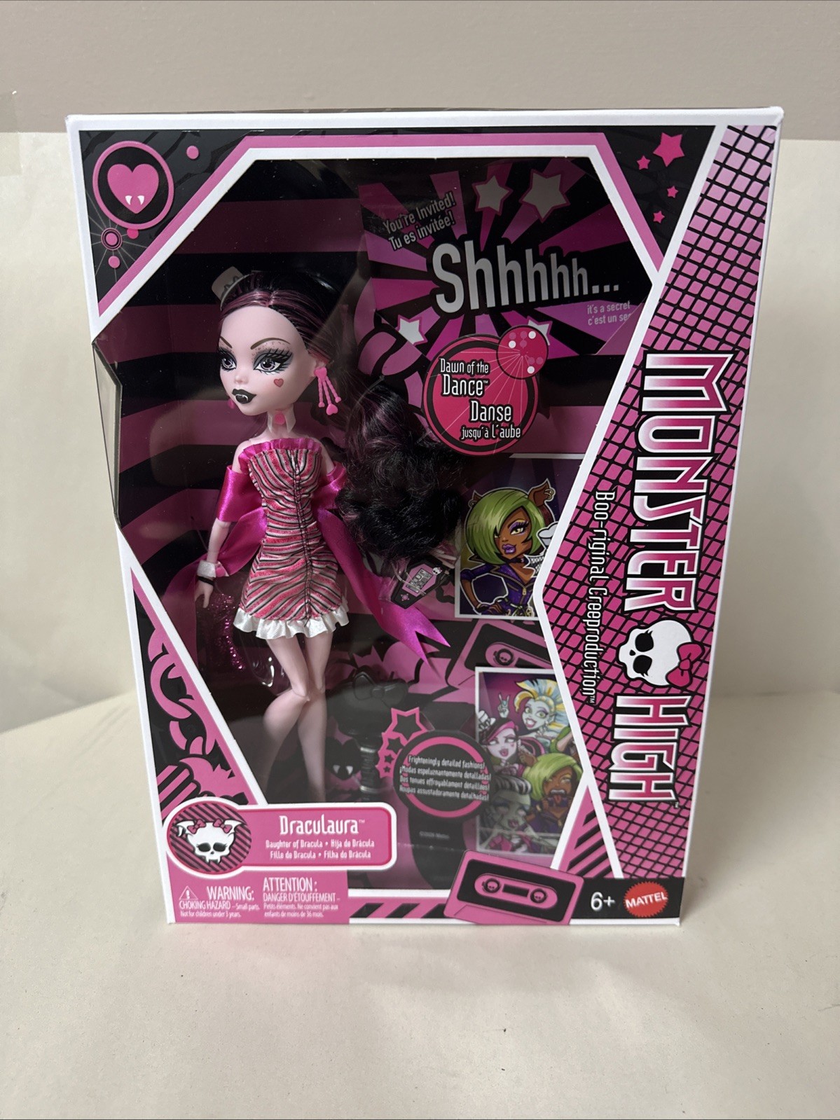 Monster High Draculaura Boo-riginal Creeproduction Dawn of the Dance Doll READ