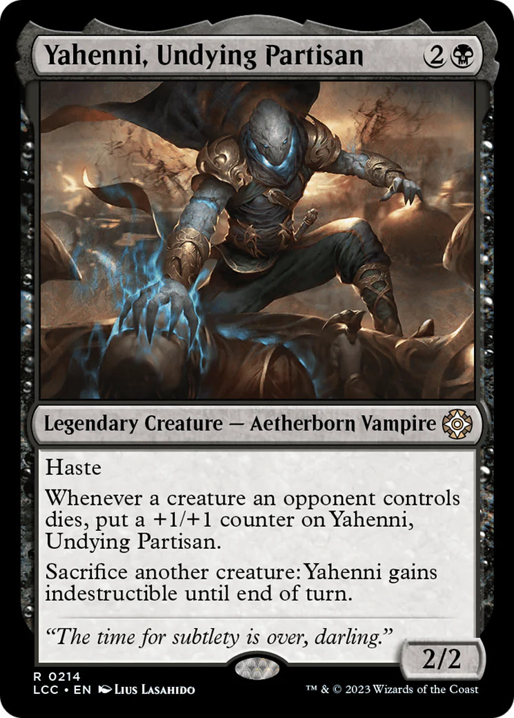 MTG Yahenni, Undying Partisan [The Lost Caverns of Ixalan Commander] Near Mint M