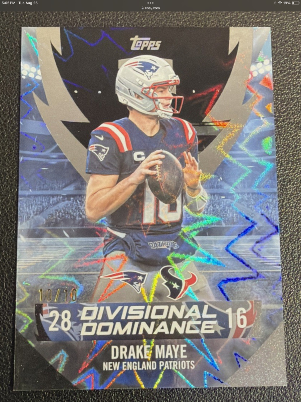 DRAKE MAYE 10/10 JERSEY NUMBER MATCH RARE 1/1 DRAKE MAYE 10/10 JERSEY NUMBER MATCH RARE 1/1