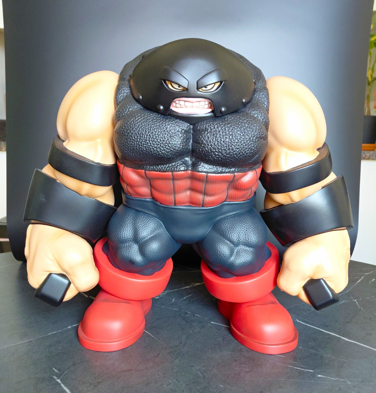 Mondo Juggernaut Black Suit Variant Soft Vinyl Action Figure.