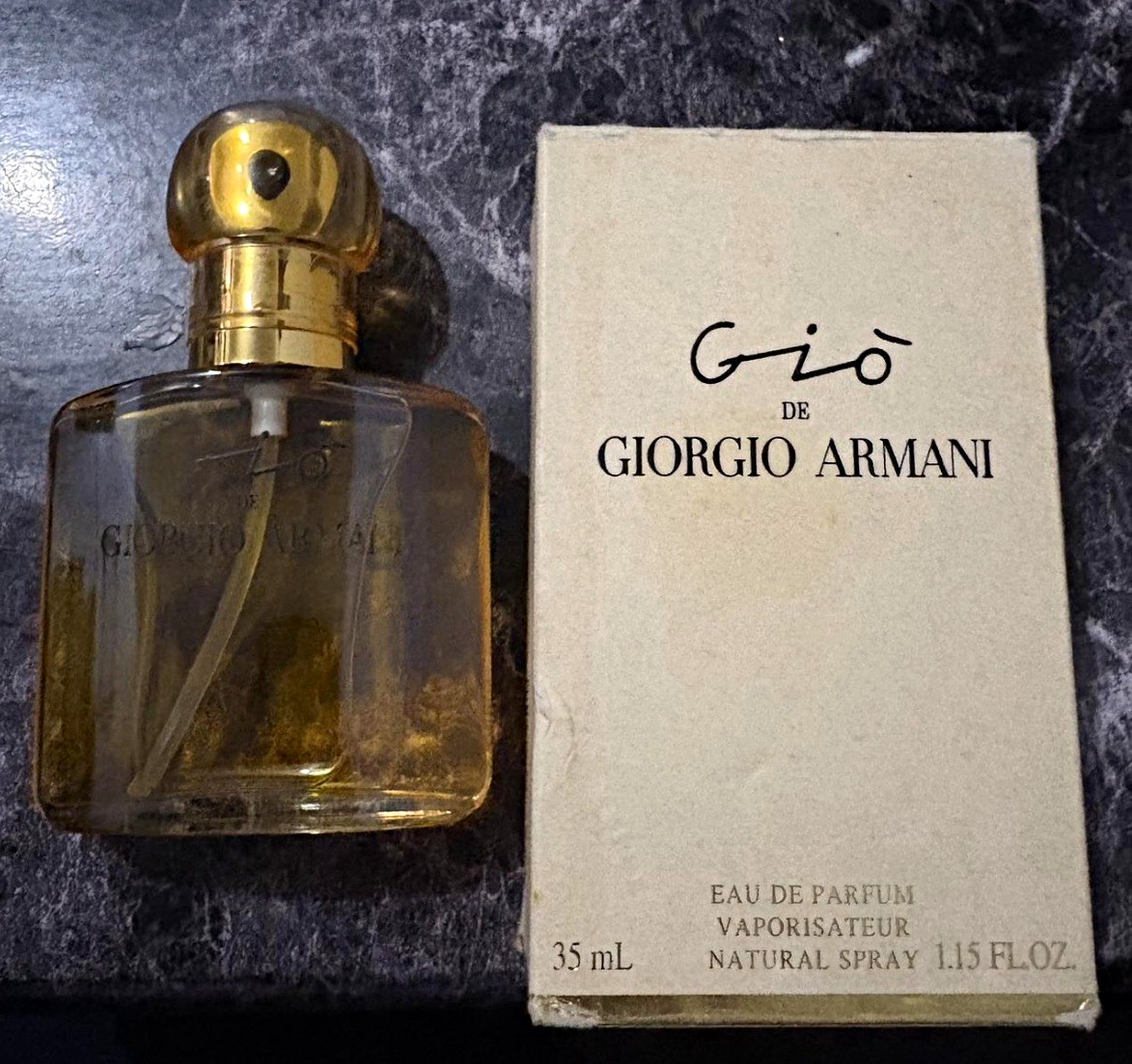 Discontinued Giorgio Armani Gio Eau de Parfum Spray Size 35 mL / 1.15 fl oz