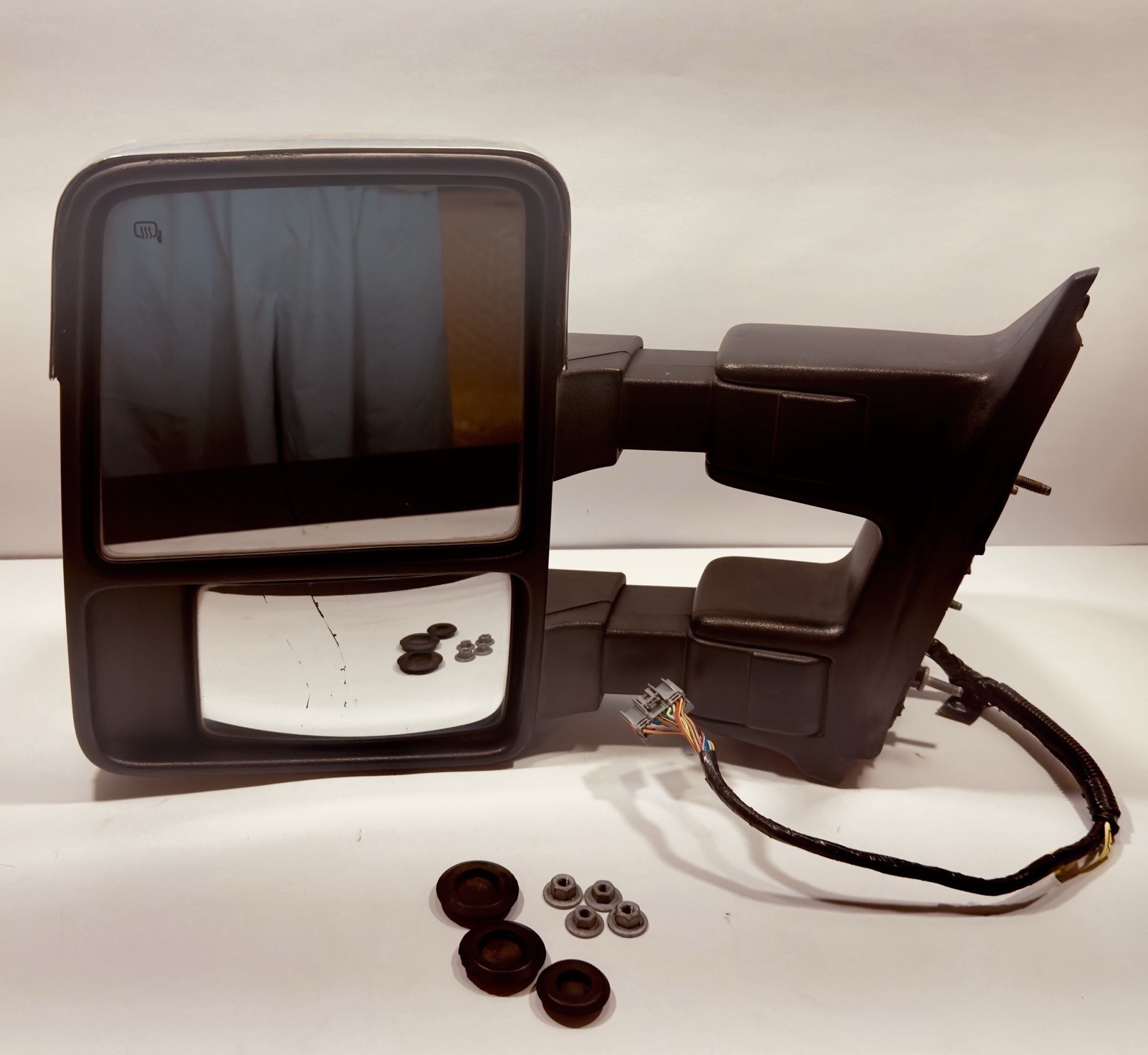 09-12 FORD F250 DRIVER LEFT SIDE VIEW MIRROR W/POWER FOLD TELESCOPIC 9C3417683F