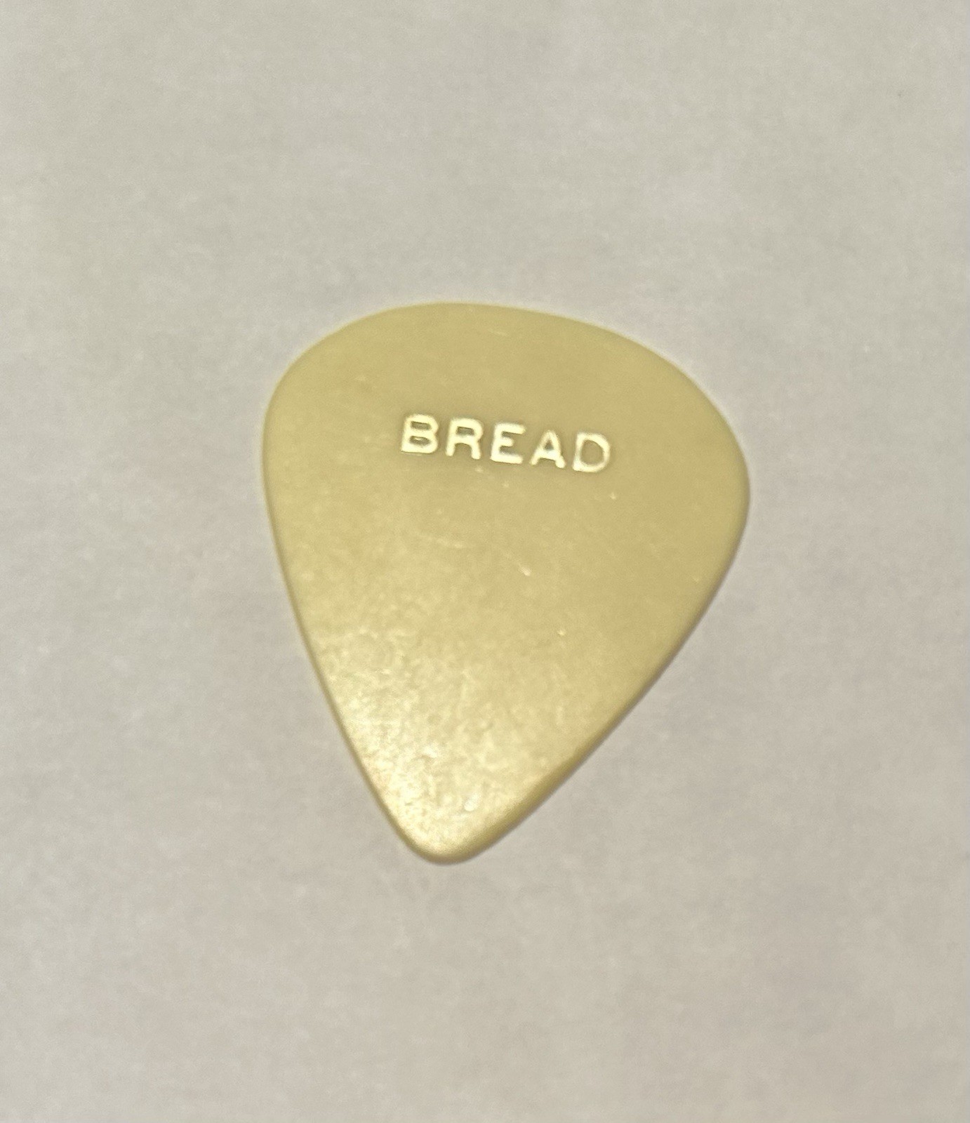 Guitar Pick From The Band “Bread” White Vintage Pick. From 1970s