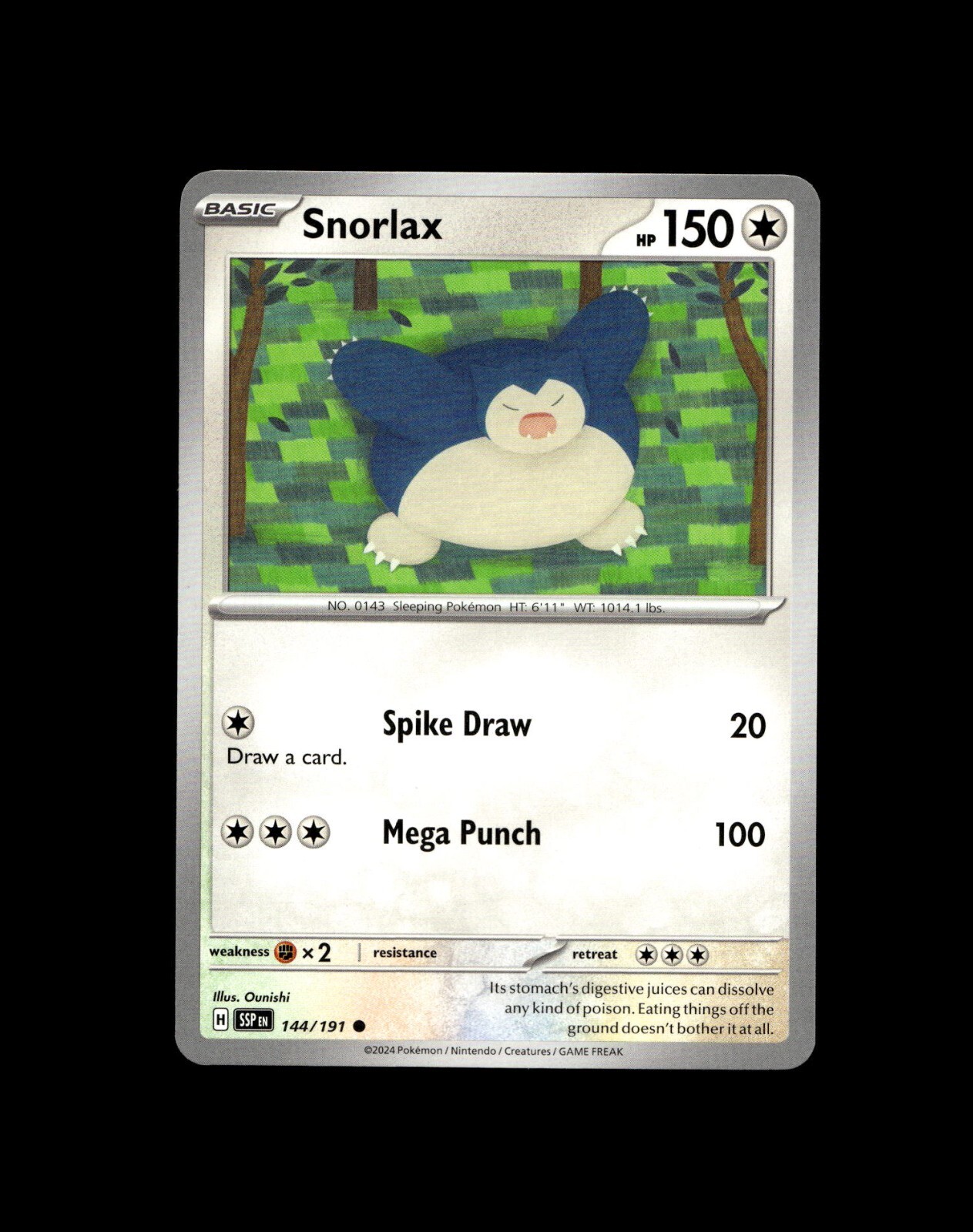 Snorlax Munchlax Pokemon Card Holo/Reverse Holo Rare EX V VMAX Full Art Cards