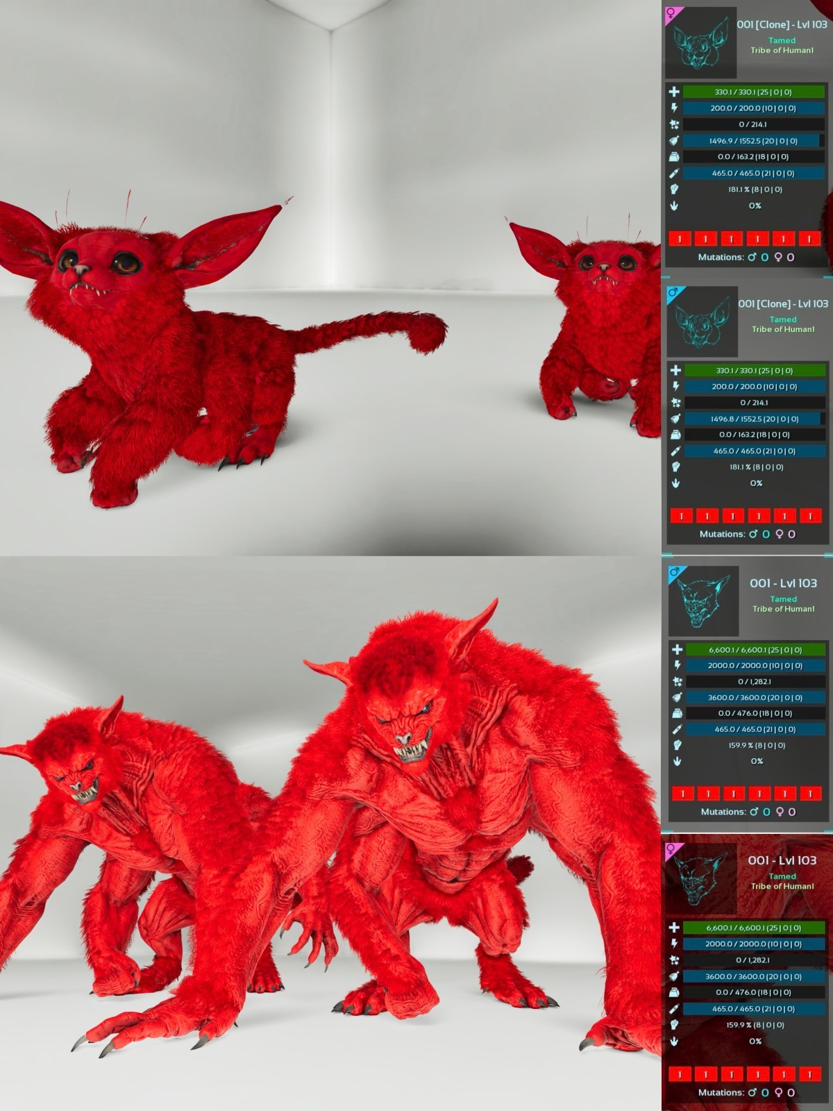 Full Color Ferox Pair ARK🦕 Survival Ascended ASA PVE PC/XBOX/PS